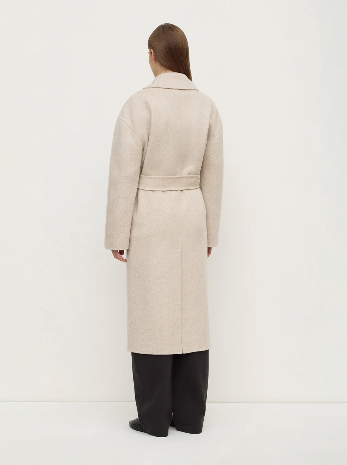 Assembly Label - Ivy Wool Coat - Oat Marle