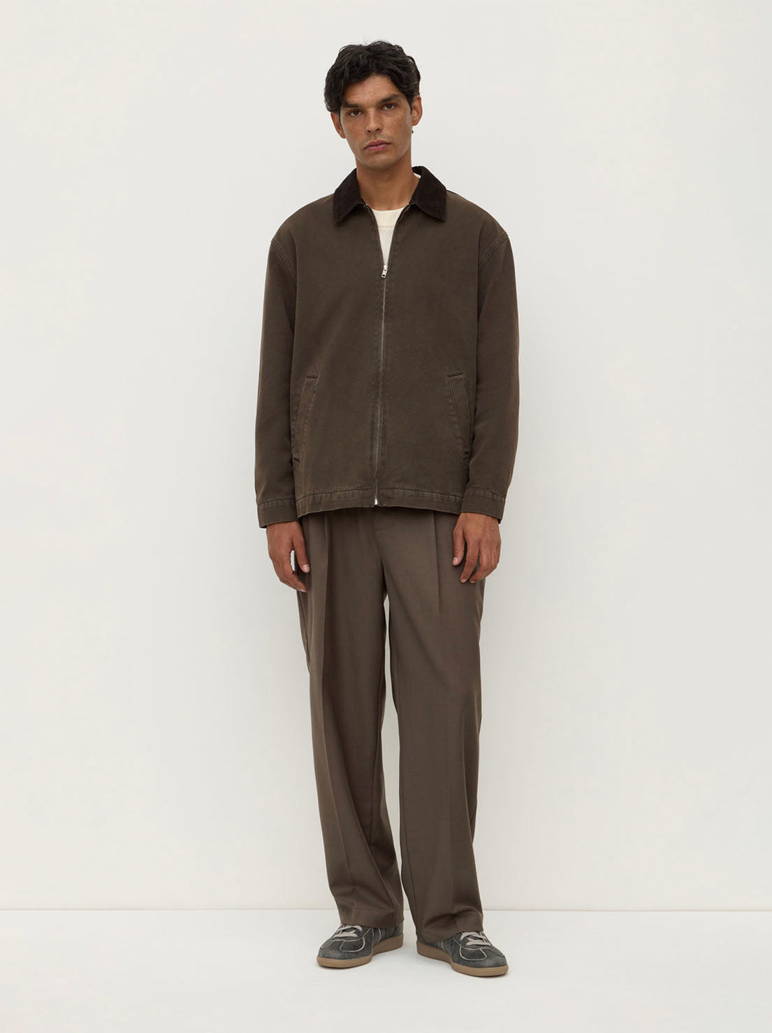 Assembly Label - Joey Cotton Jacket - Espresso