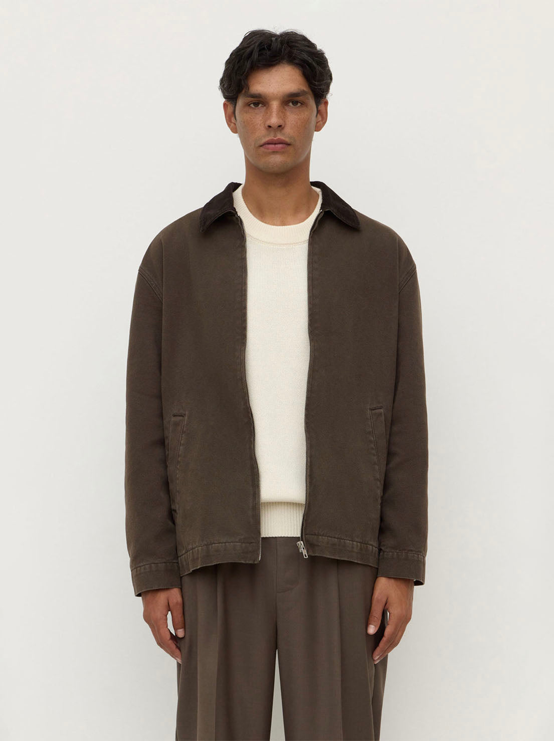 Assembly Label - Joey Cotton Jacket - Espresso