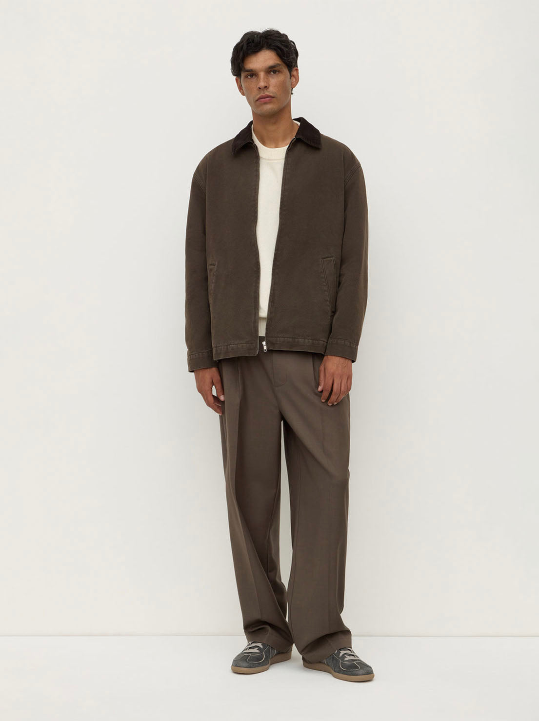 Assembly Label - Joey Cotton Jacket - Espresso