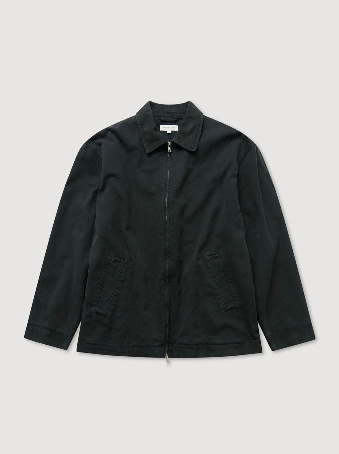 Assembly Label - Joey Cotton Jacket - Washed Black