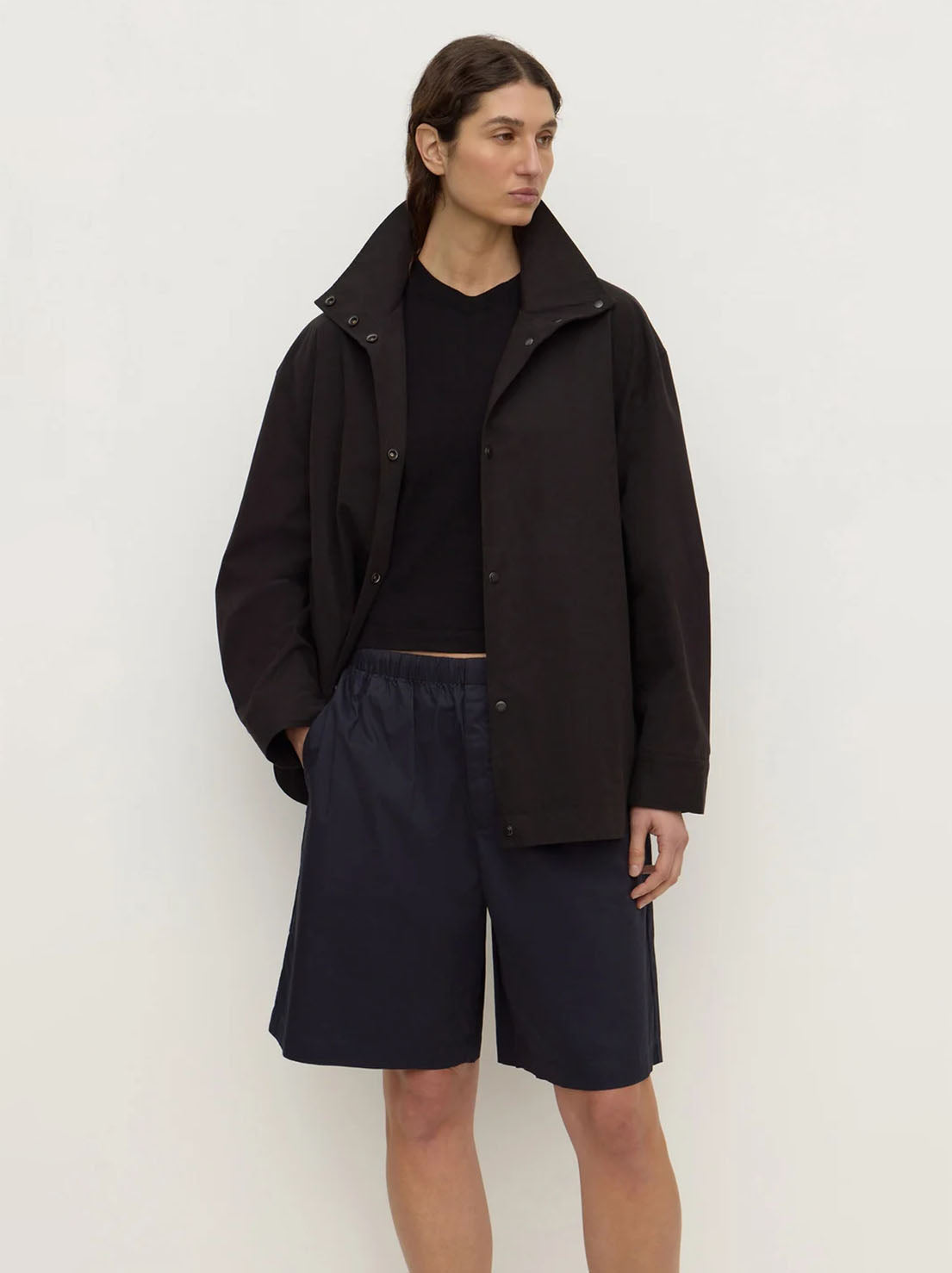 Assembly Label - Kensy Cotton Cashmere Tee - Black