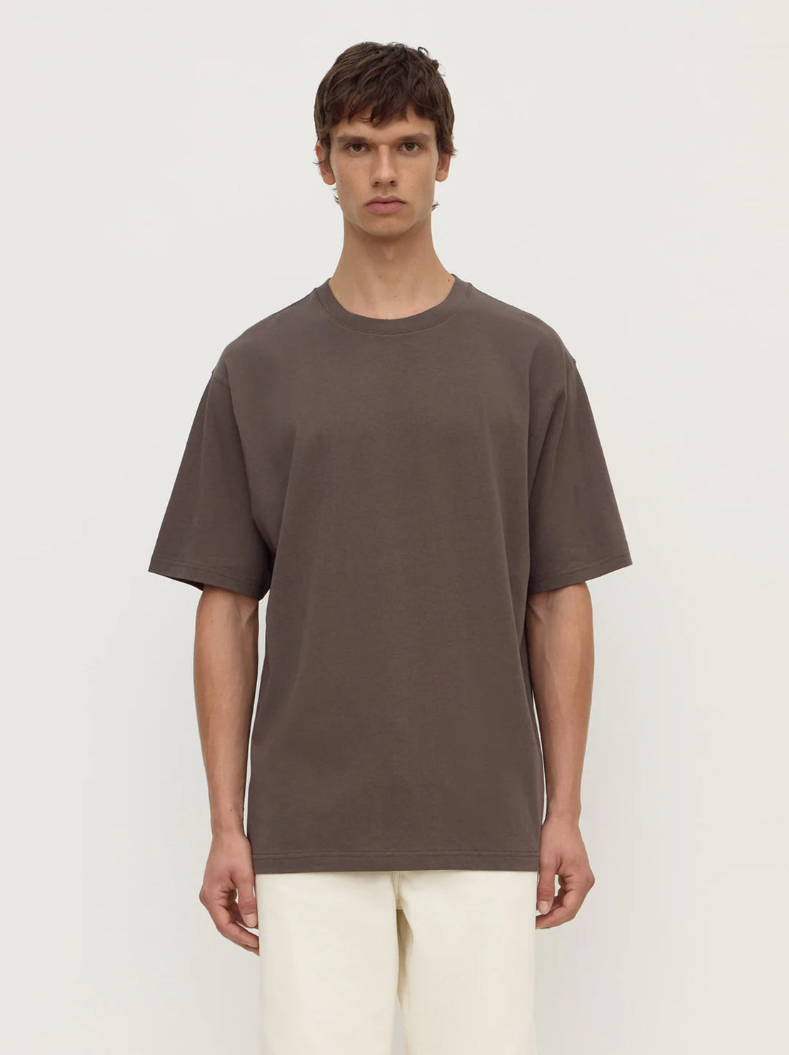 Assembly Label - Knox Organic Oversized Tee - Bark