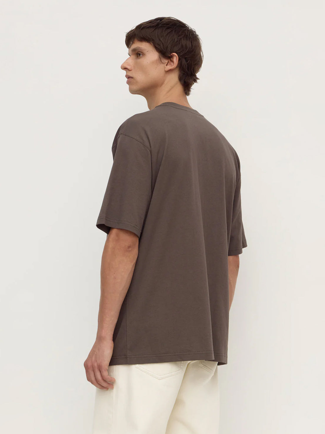 Assembly Label - Knox Organic Oversized Tee - Bark