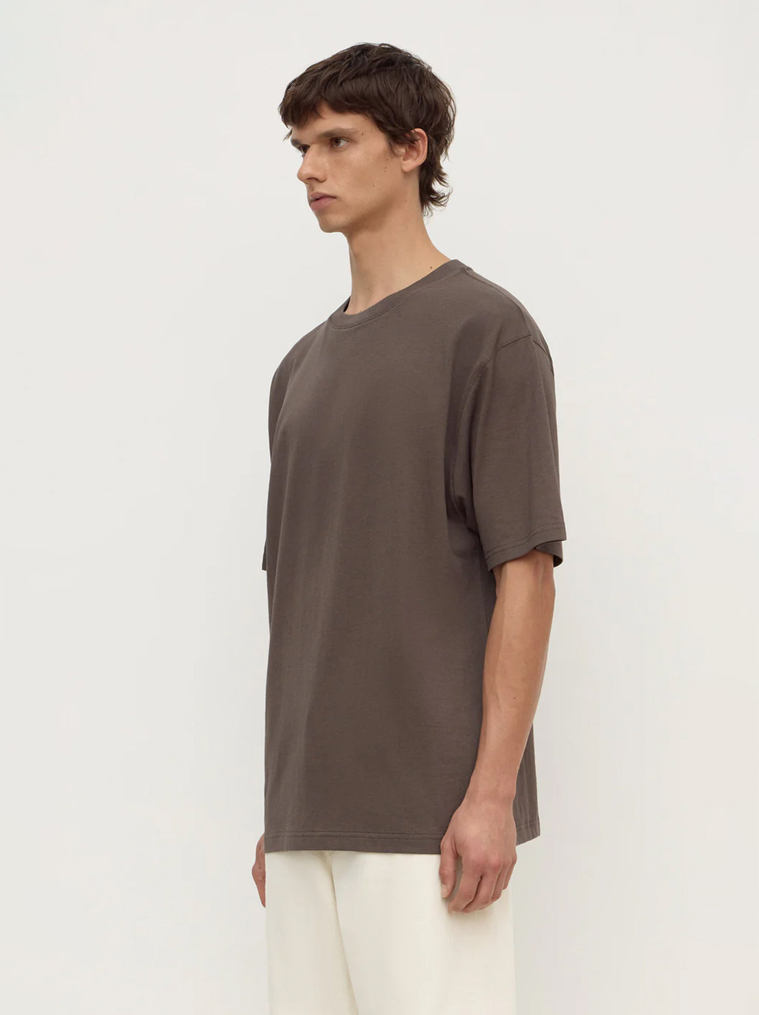 Assembly Label - Knox Organic Oversized Tee - Bark