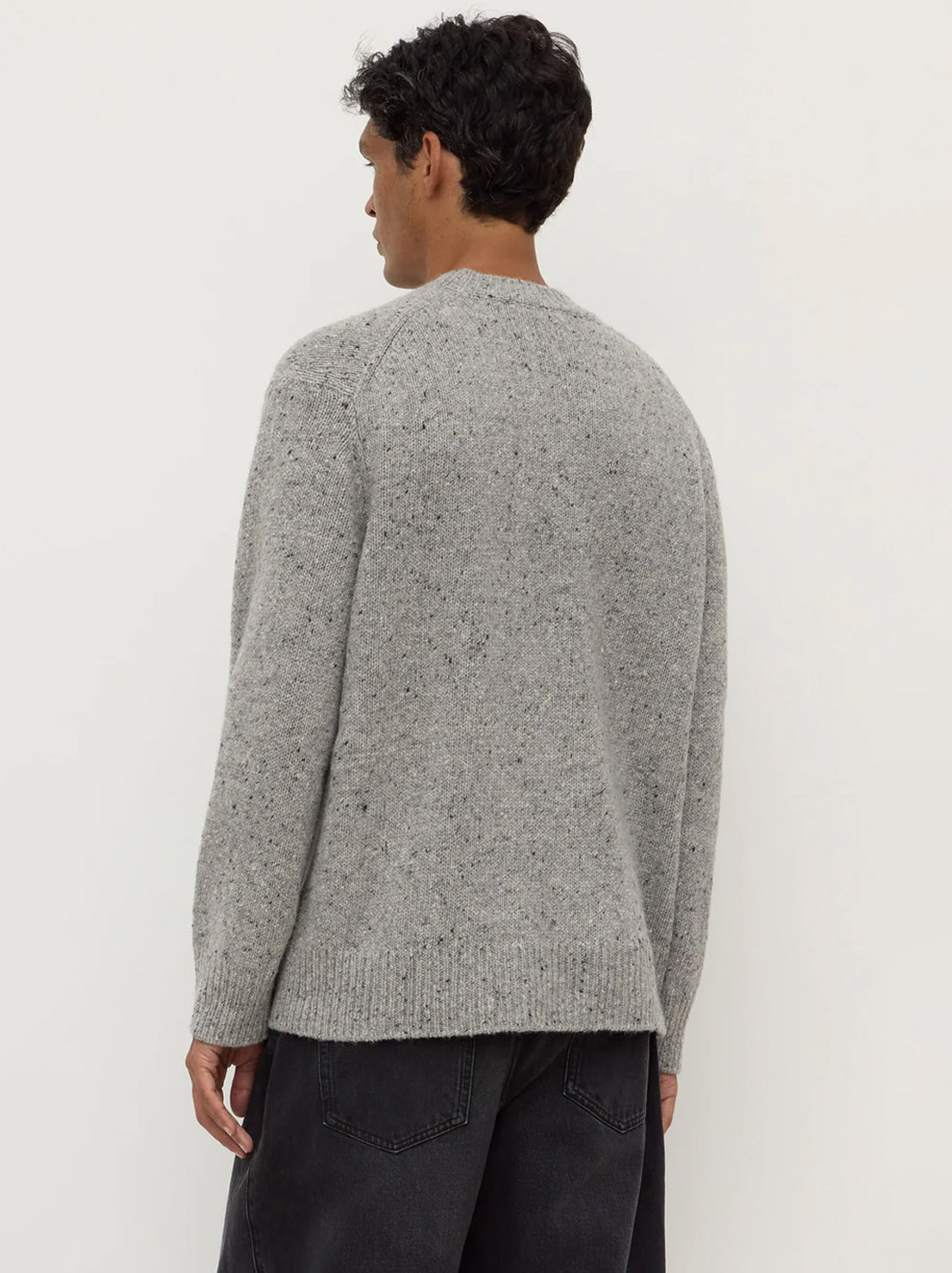Assembly Label - Lief Wool Blend Knit - Grey Marle