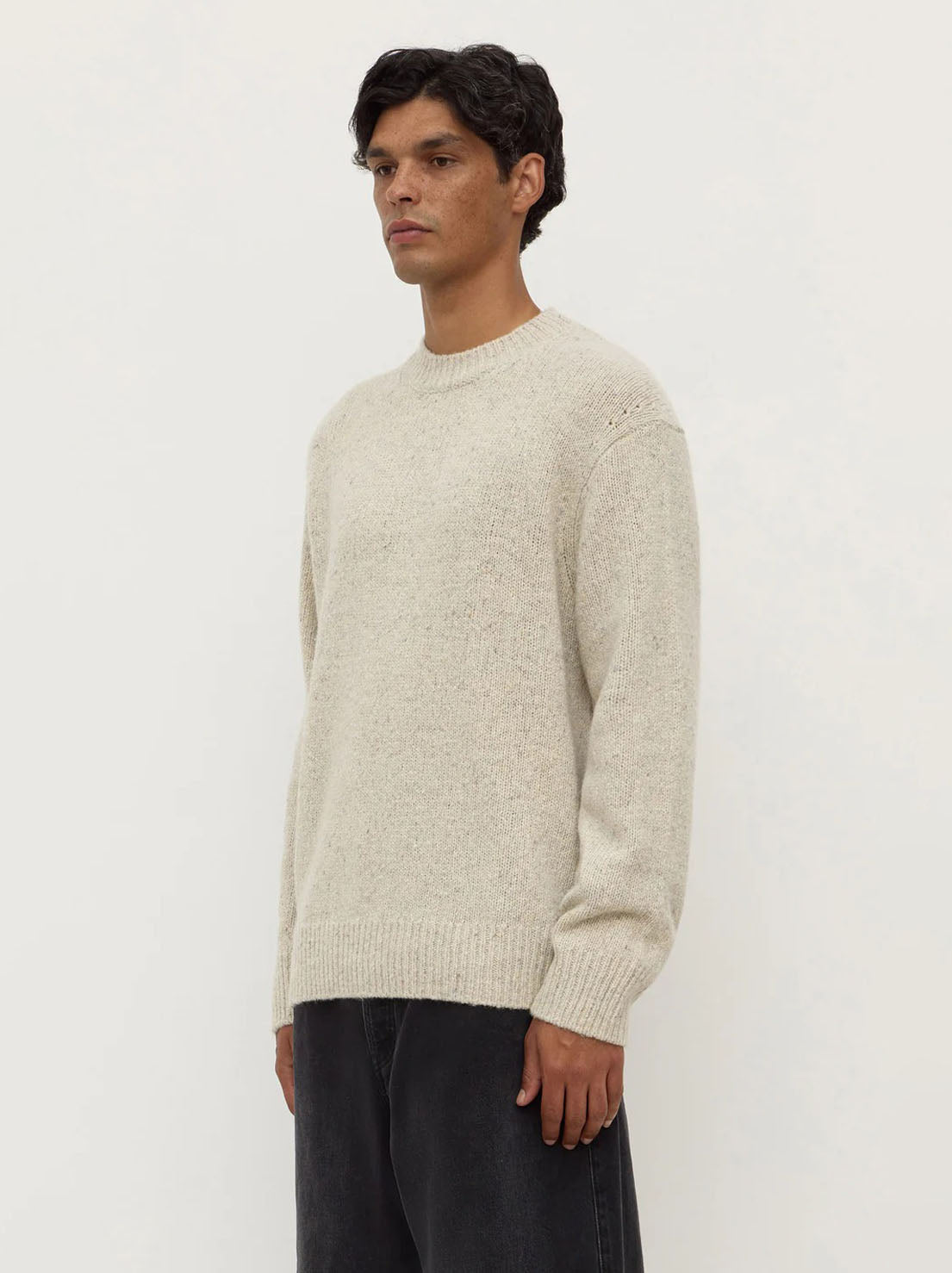 Assembly Label - Lief Wool Blend Knit - Oat Marle