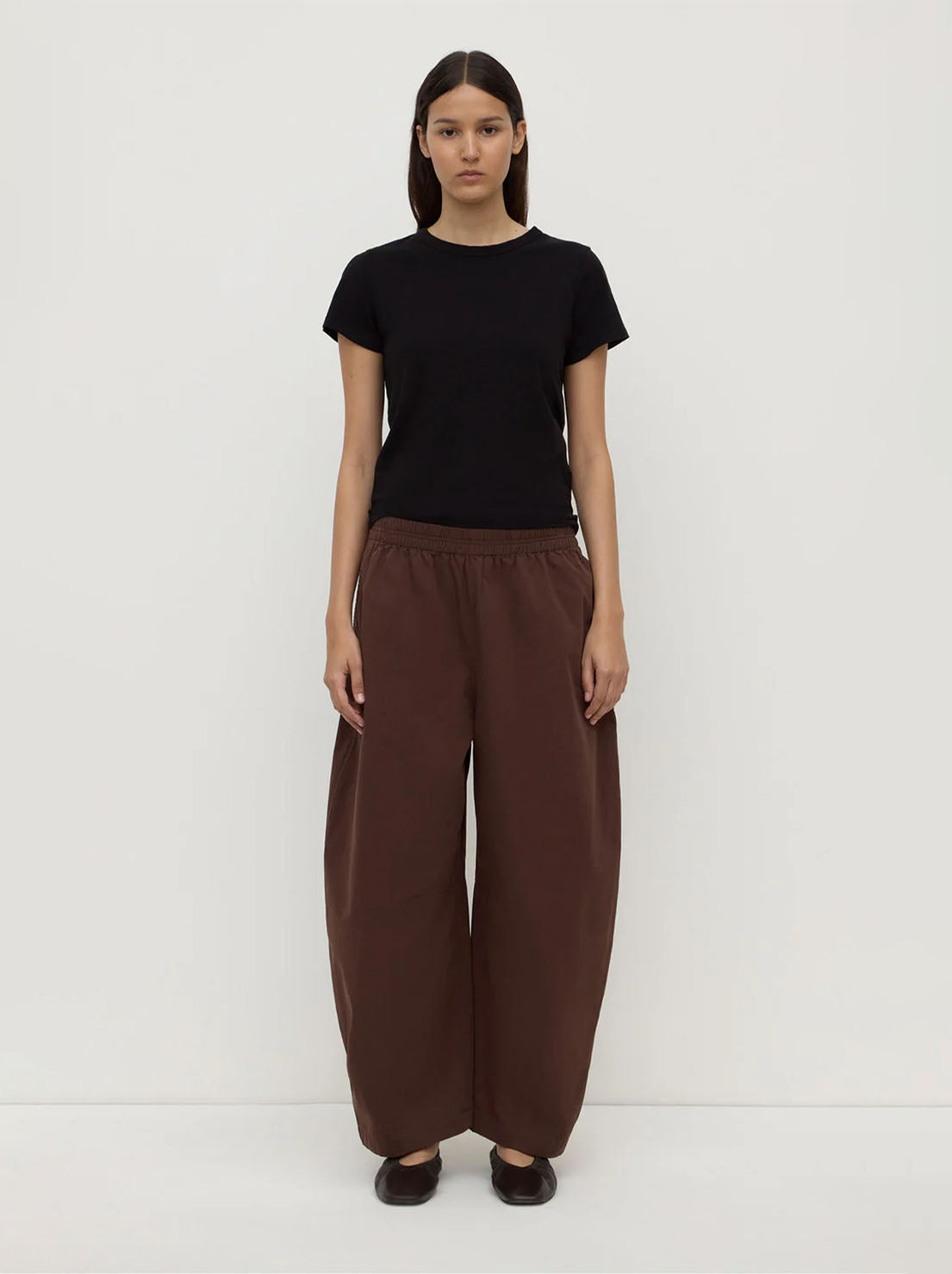 Assembly Label - Lola Barrel Pant - Ganache