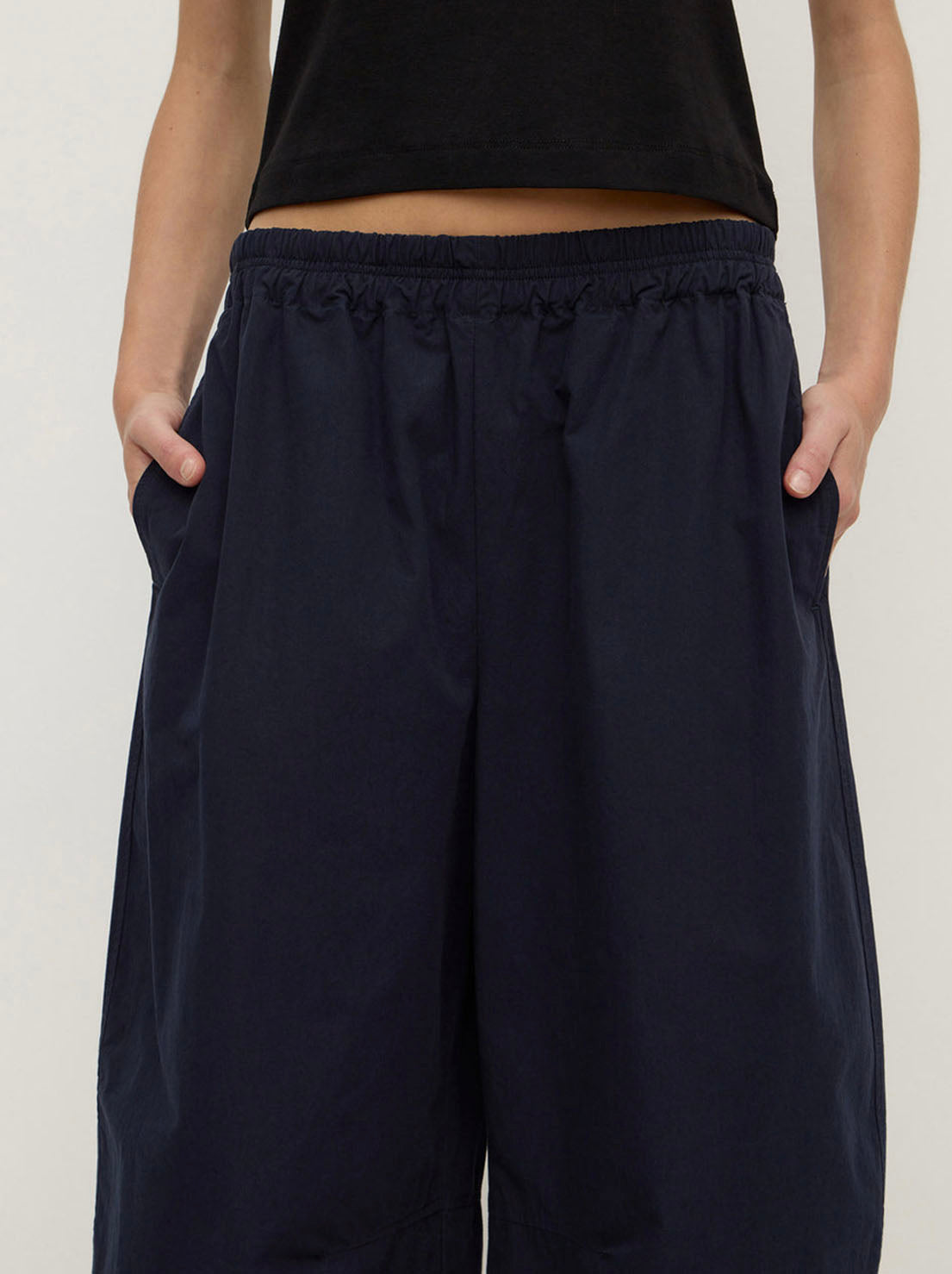 Assembly Label - Lola Barrel Pant - Navy