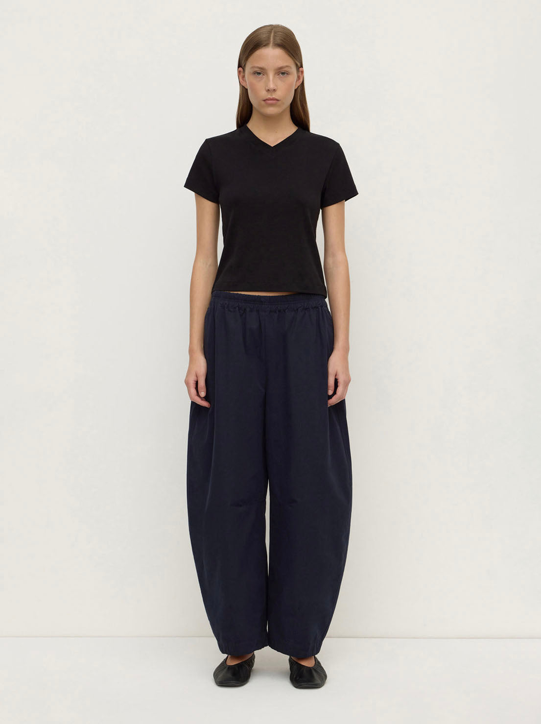 Assembly Label - Lola Barrel Pant - Navy