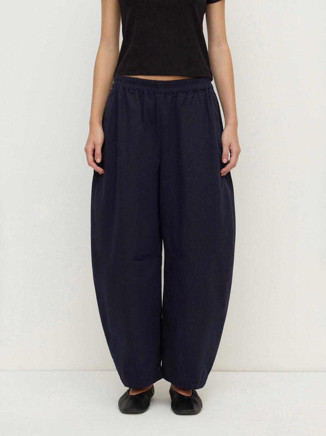 Assembly Label - Lola Barrel Pant - Navy