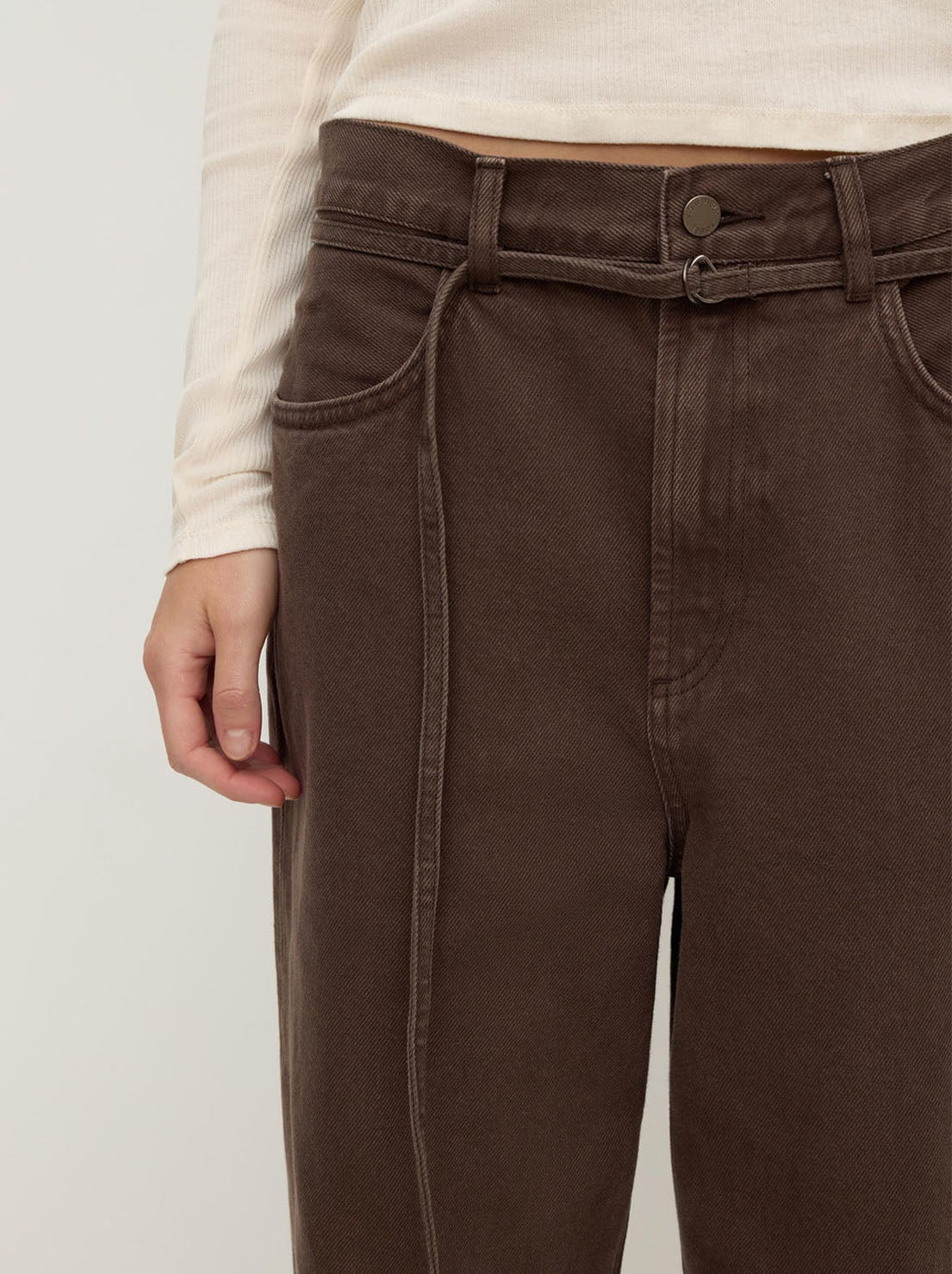 Assembly Label - Loose Fit Jean - Dark Ganache