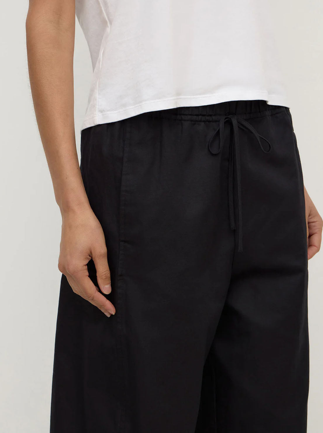 Assembly Label - Loxley Cotton Blend Pant - Black