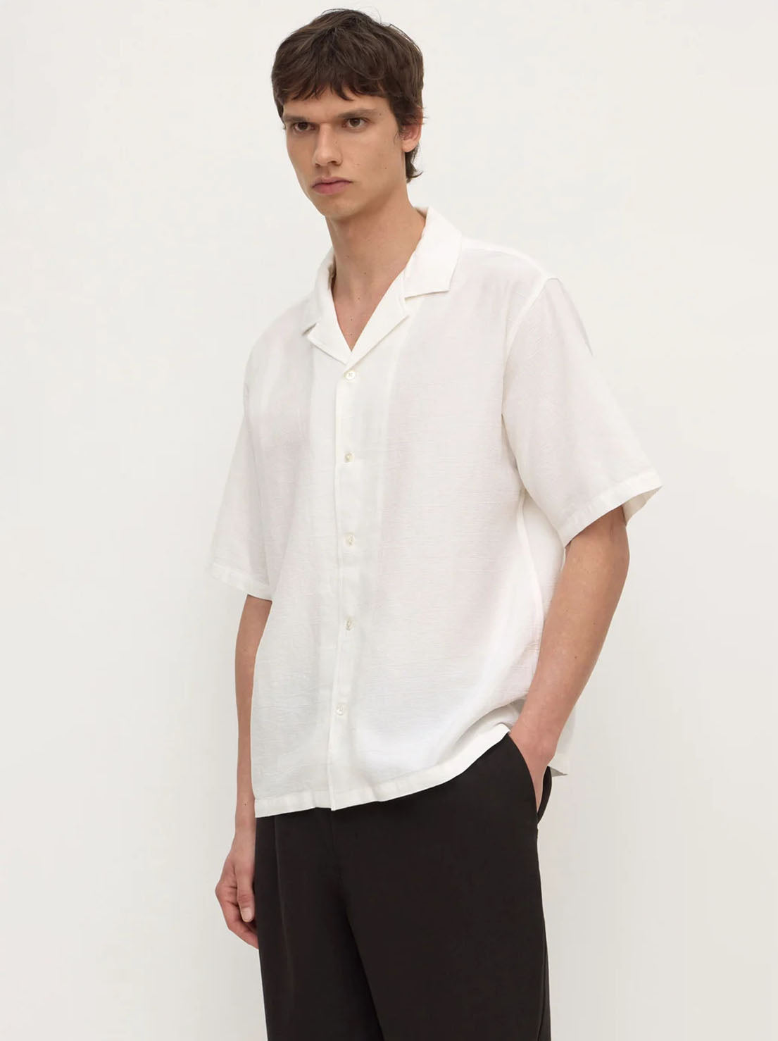 Assembly Label - Mack Short Sleeve Shirt - White