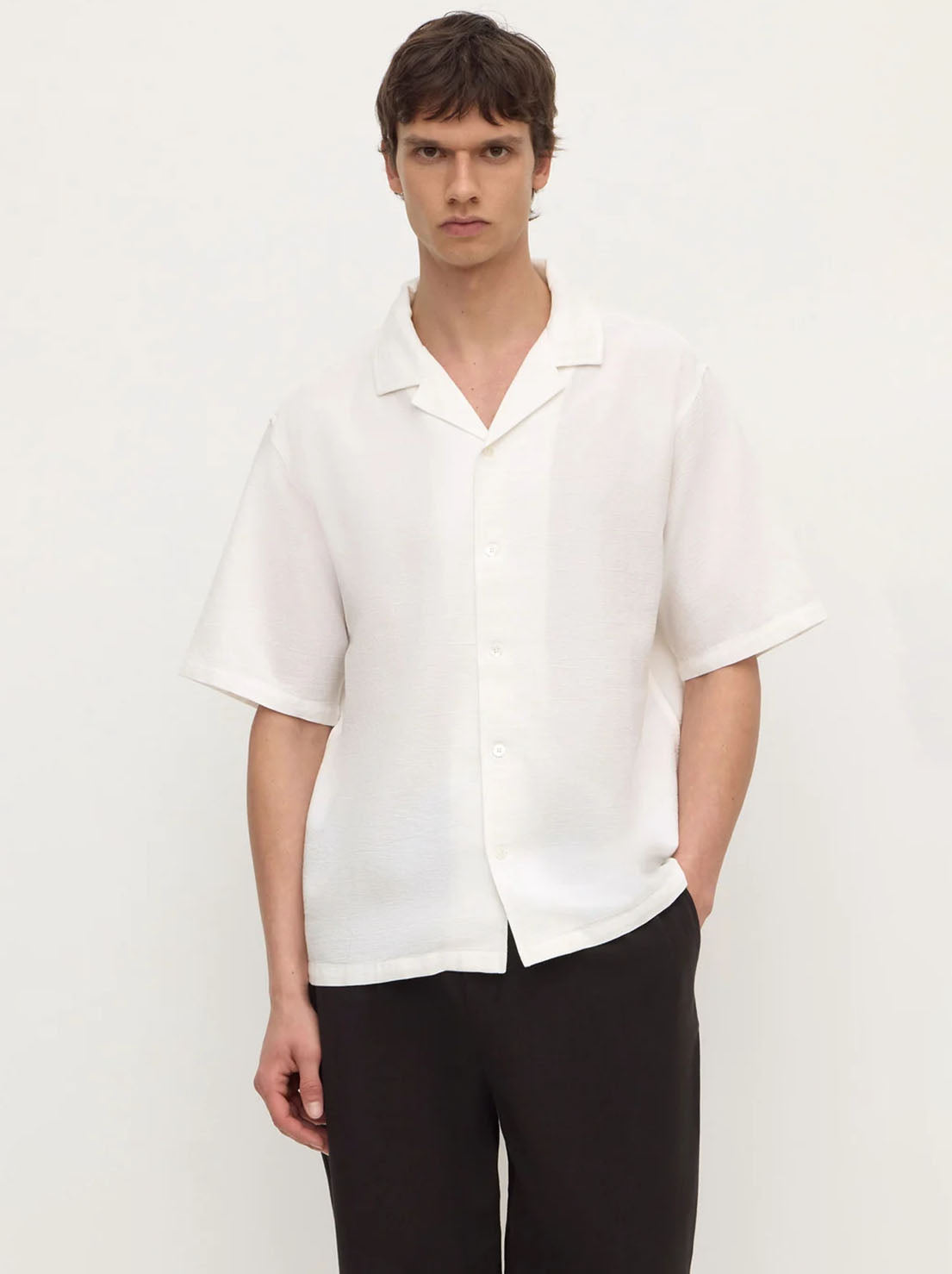 Assembly Label - Mack Short Sleeve Shirt - White