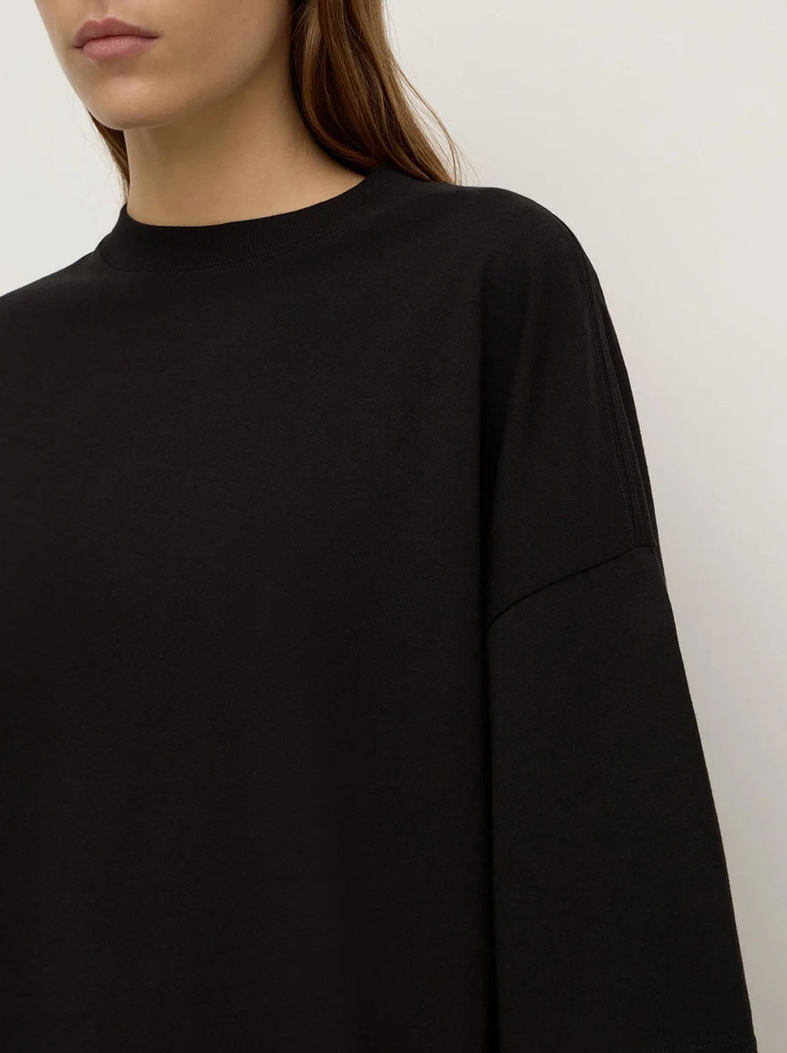 Assembly Label - Max Cotton Oversized Tee - Black