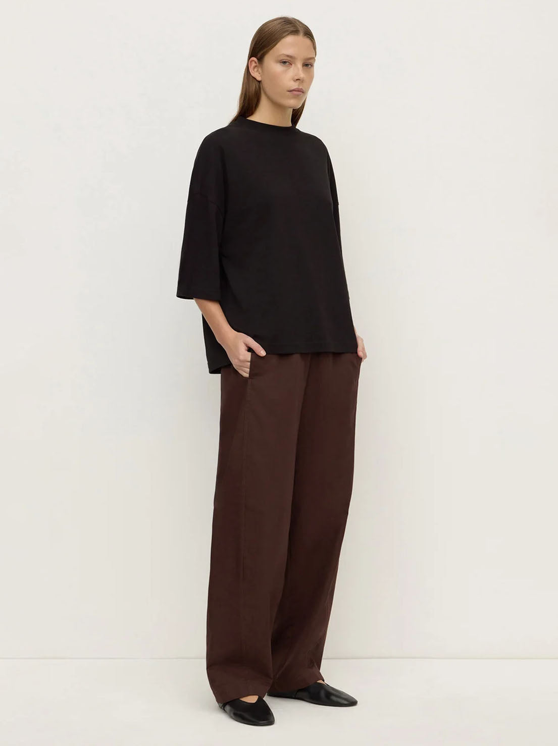 Assembly Label - Max Cotton Oversized Tee - Black