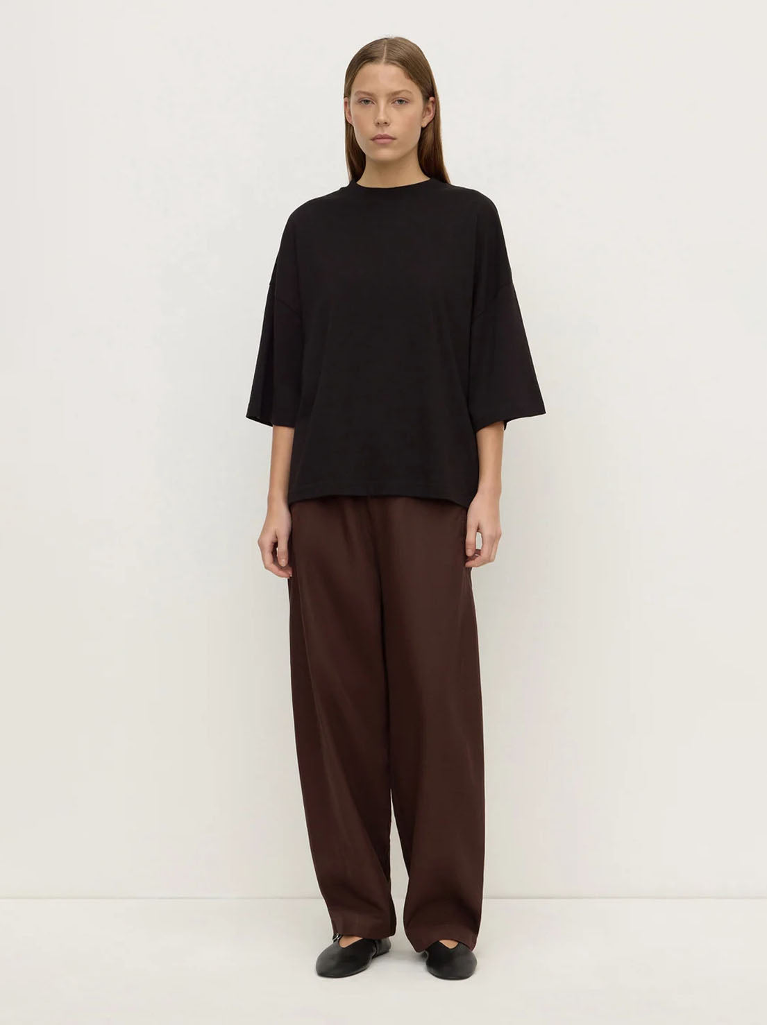 Assembly Label - Max Cotton Oversized Tee - Black