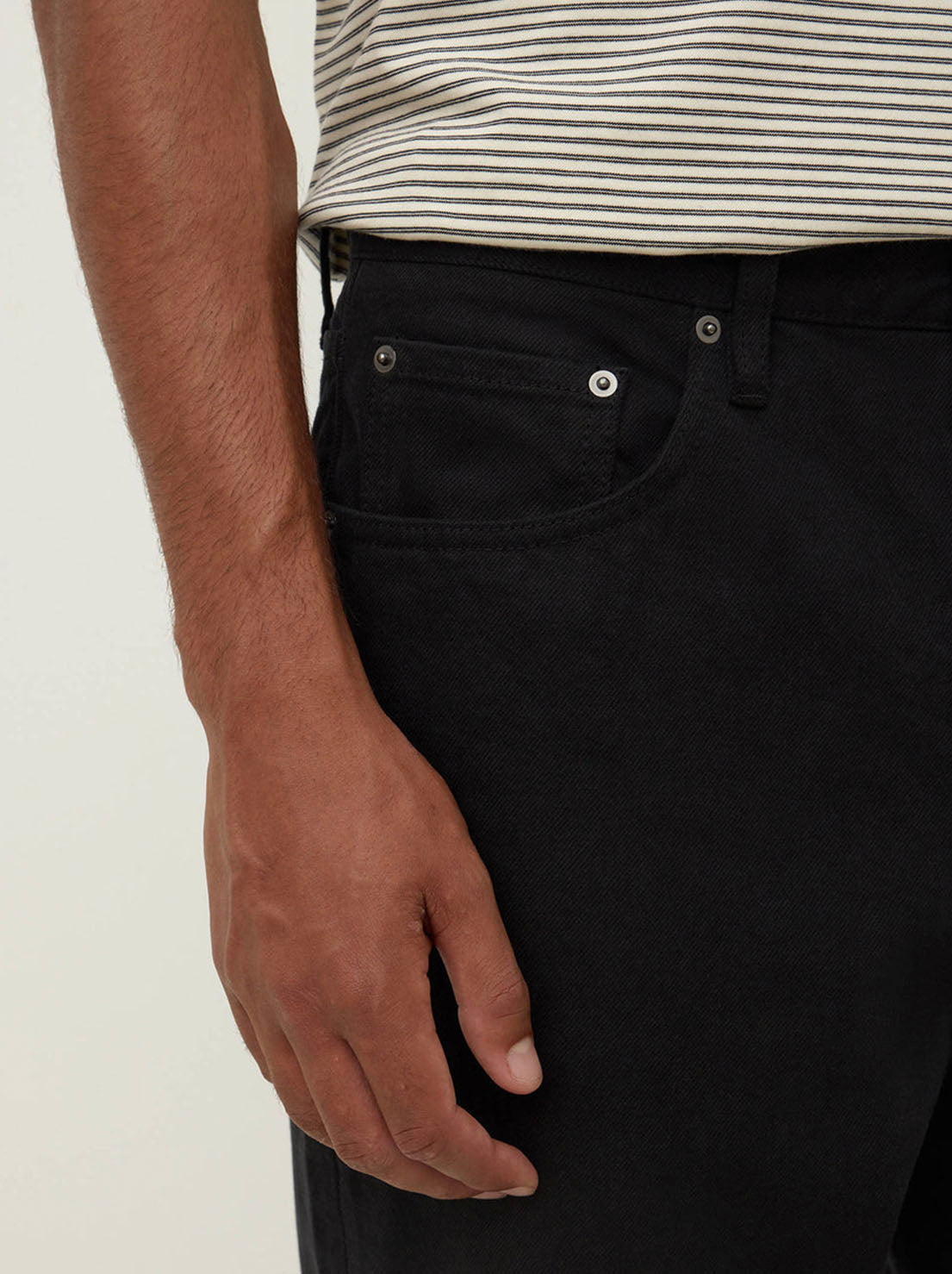 Assembly Label - Mens Relaxed Jean - True Black
