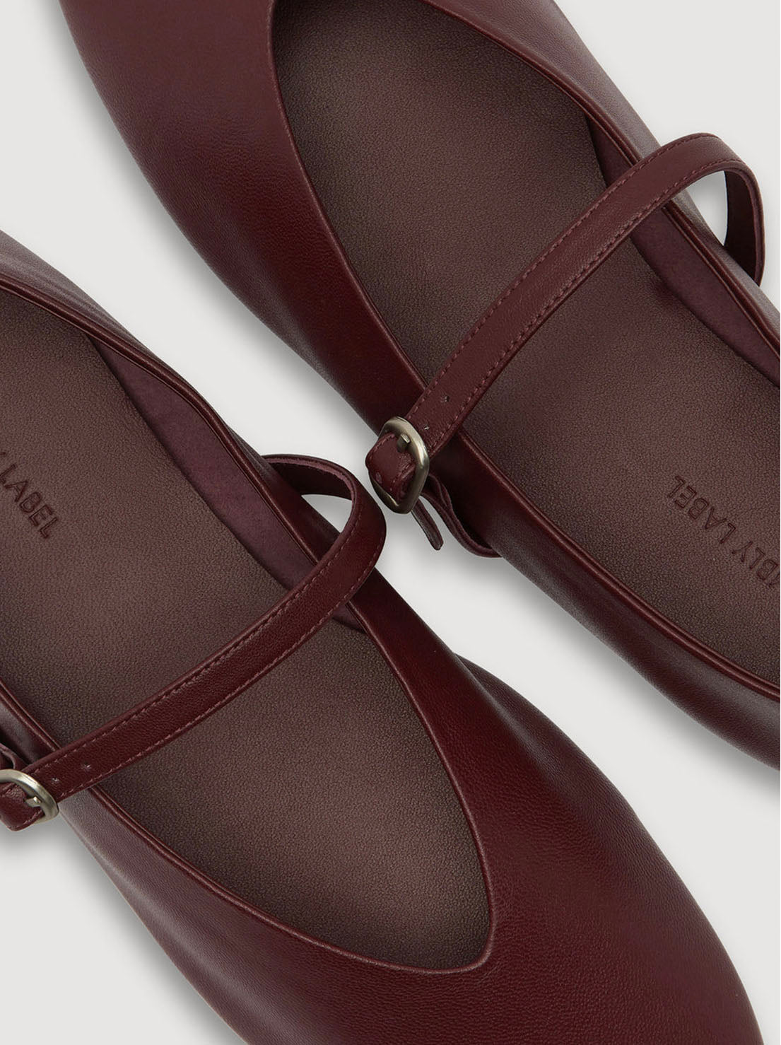 Assembly Label - Millie Leather Ballet Flat - Raisin