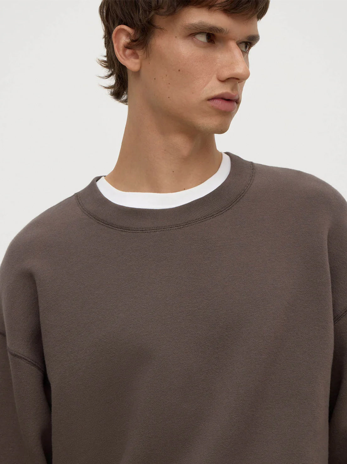 Assembly Label - Newport Fleece Sweat - Bark