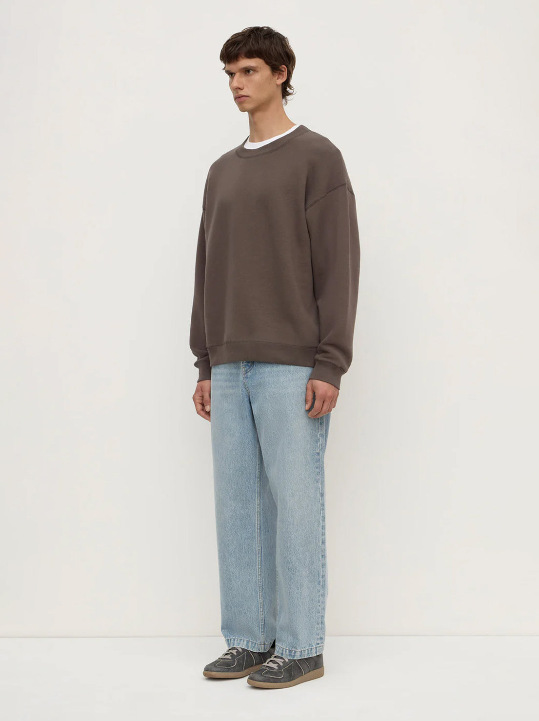 Assembly Label - Newport Fleece Sweat - Bark