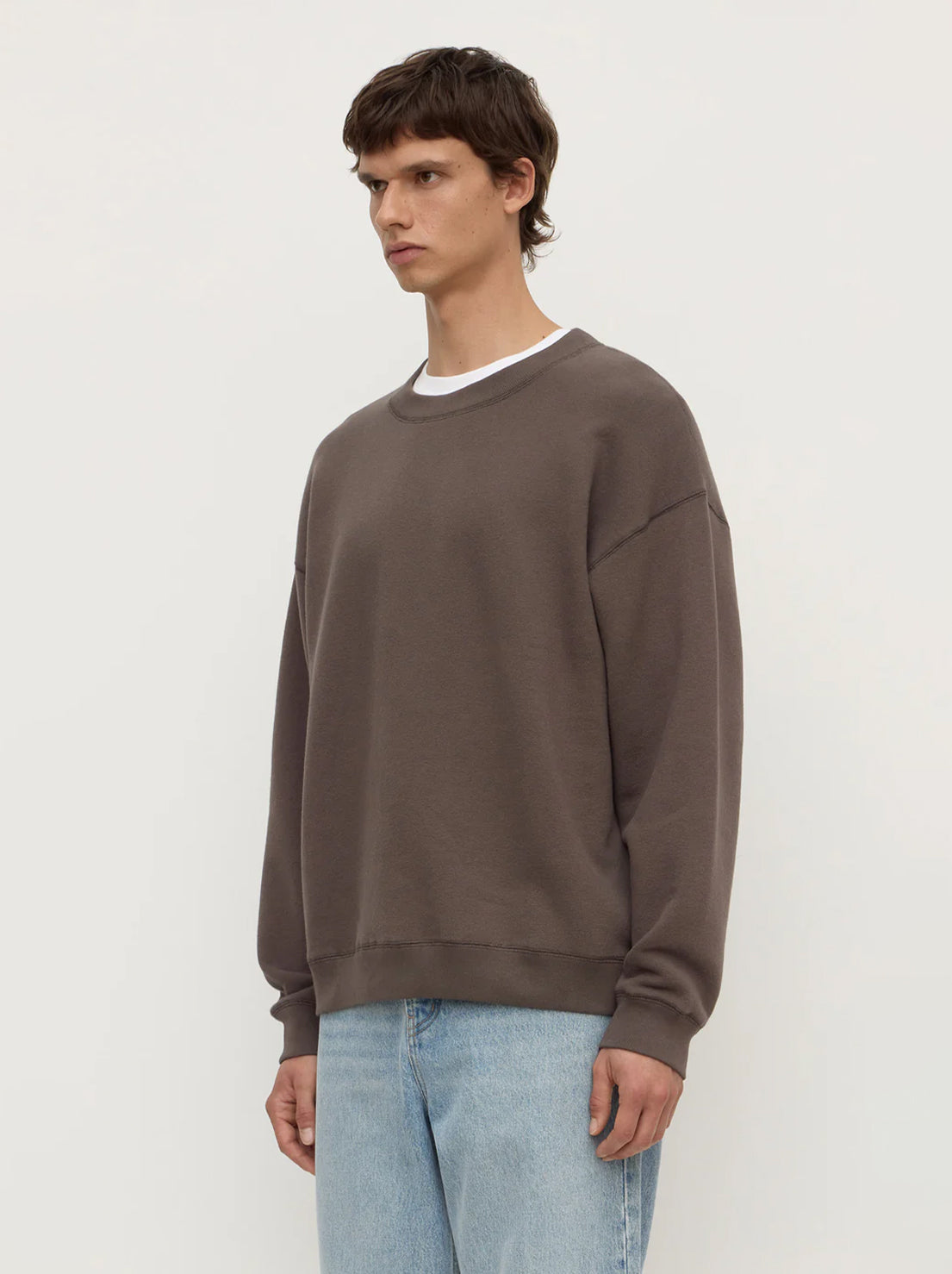 Assembly Label - Newport Fleece Sweat - Bark
