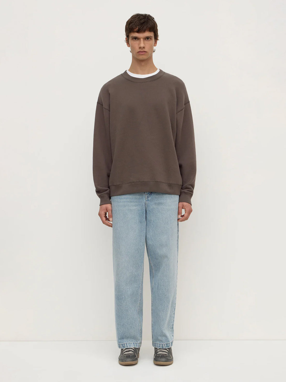 Assembly Label - Newport Fleece Sweat - Bark