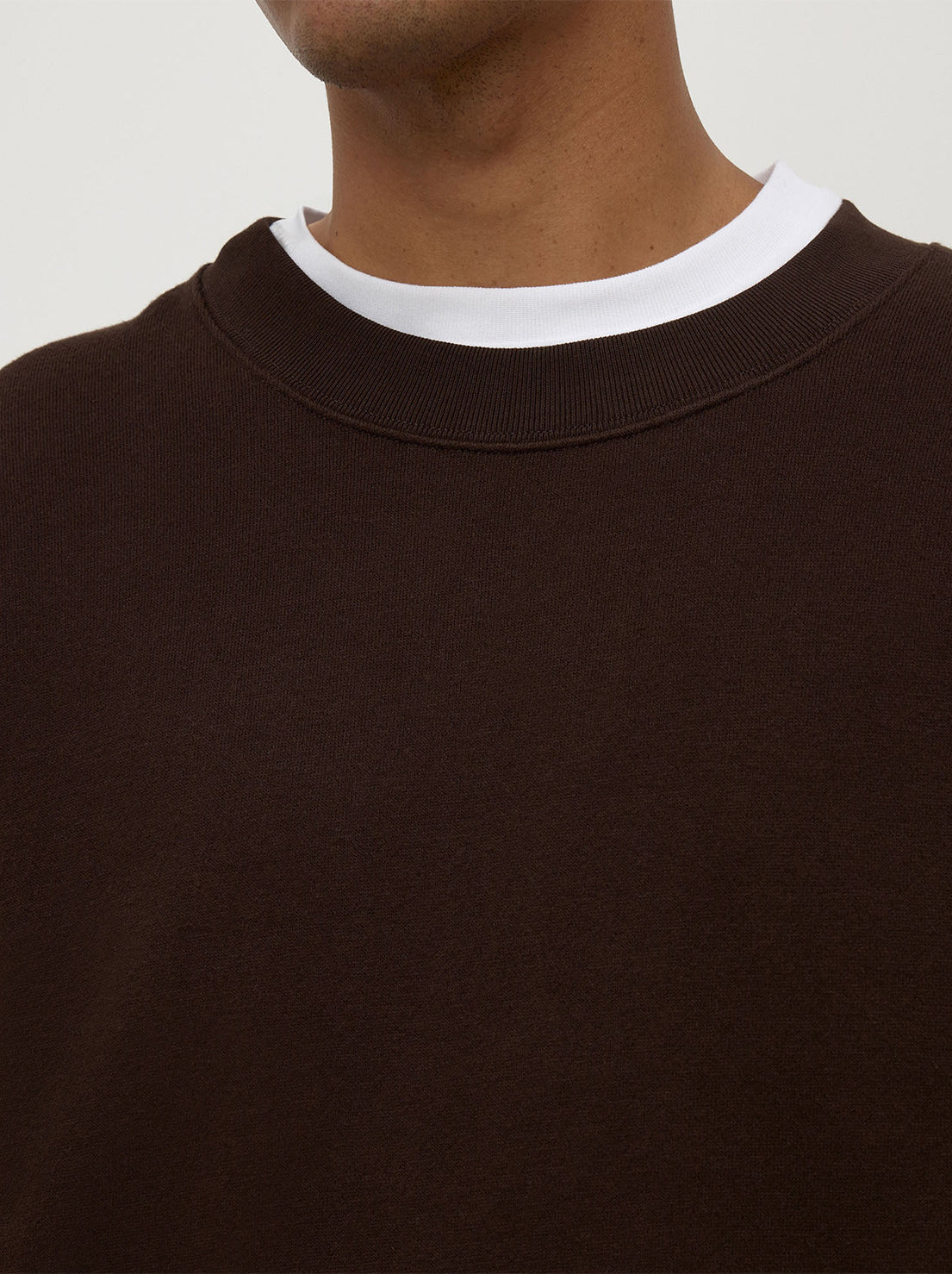 Assembly Label - Newport Fleece Sweat - Ganache