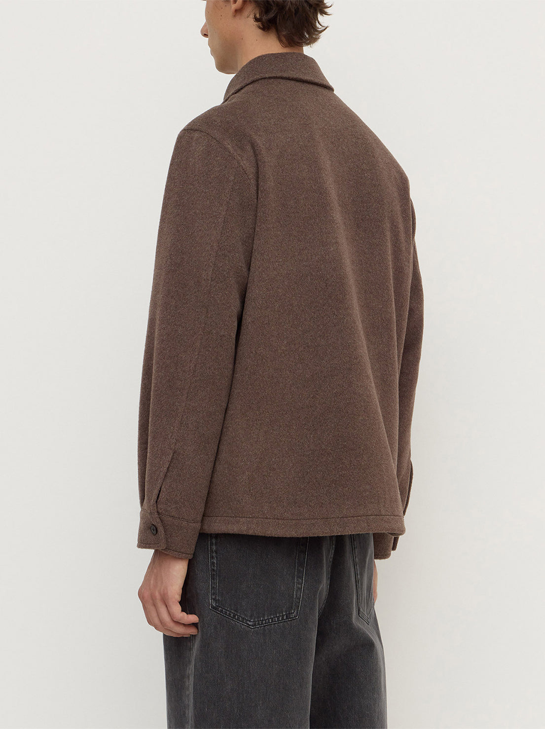 Assembly Label - Noah Wool Jacket - Cocoa Marle