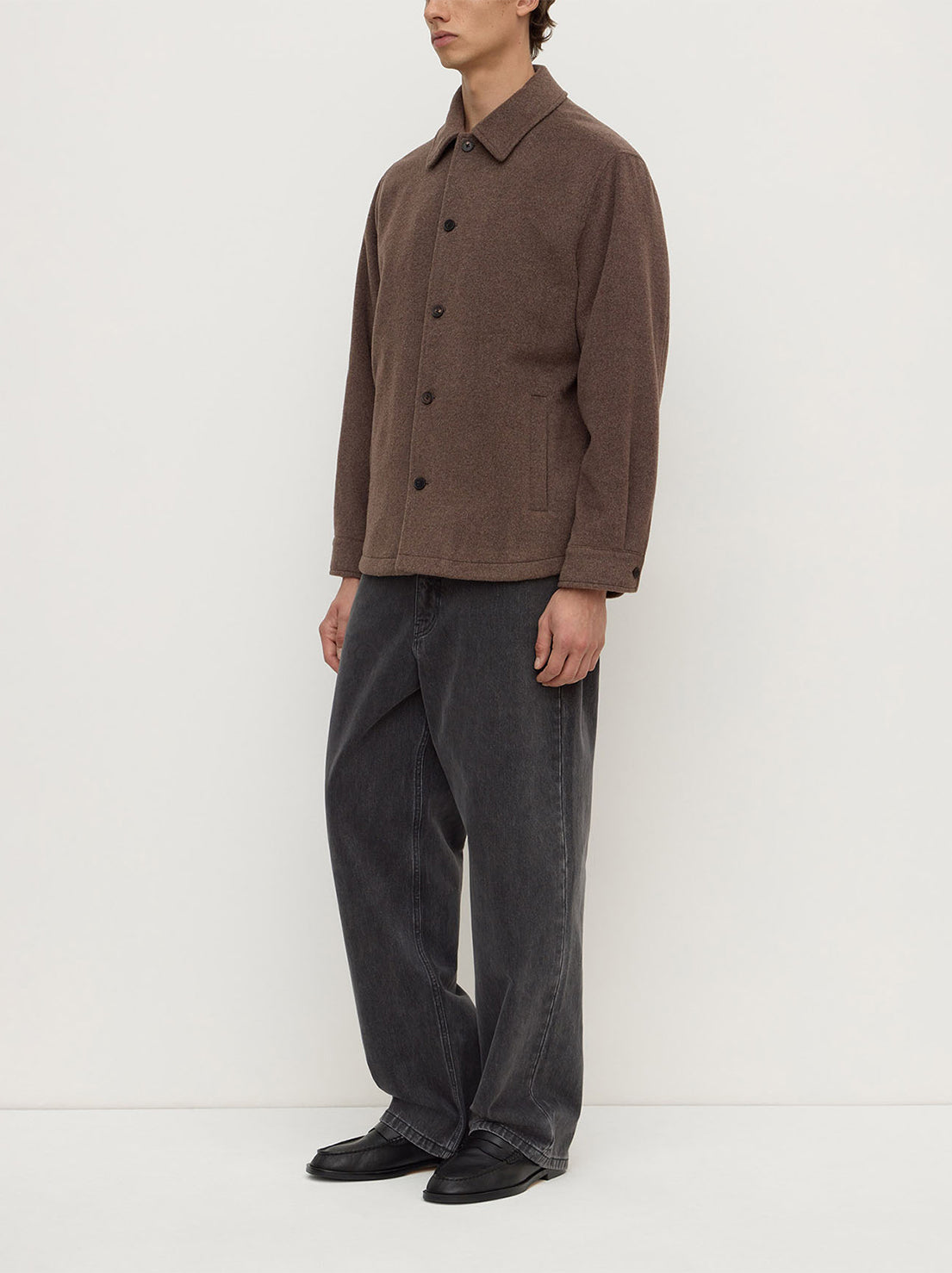 Assembly Label - Noah Wool Jacket - Cocoa Marle