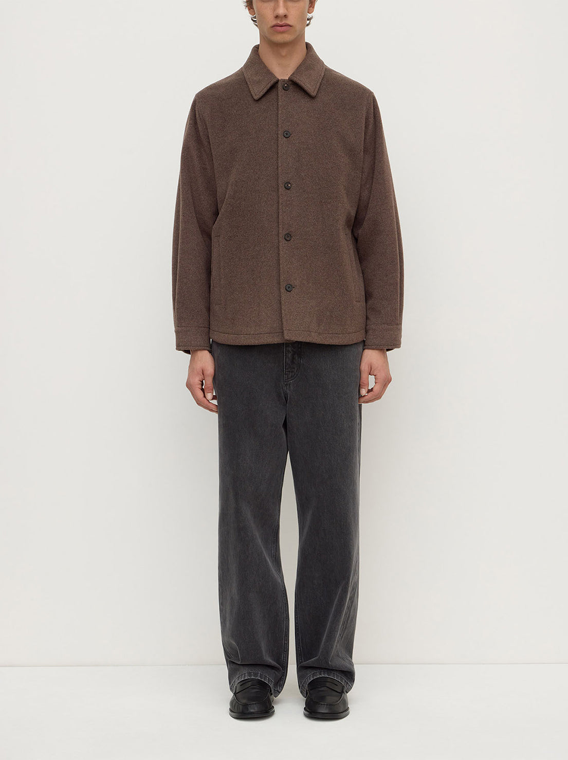 Assembly Label - Noah Wool Jacket - Cocoa Marle