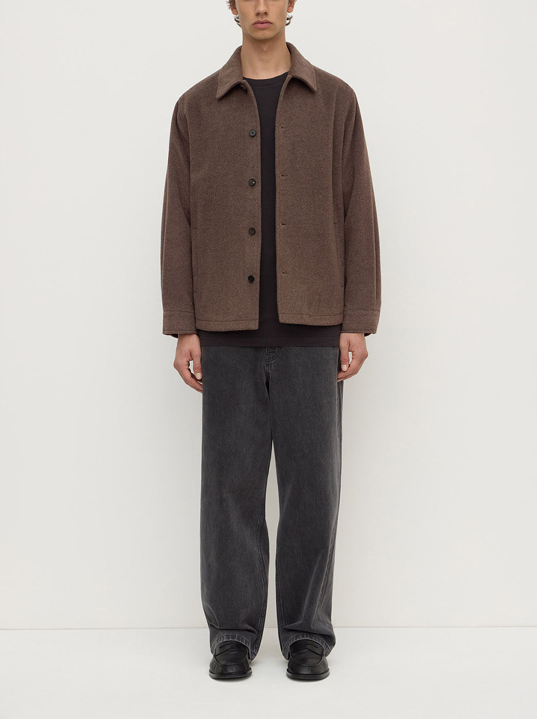 Assembly Label - Noah Wool Jacket - Cocoa Marle