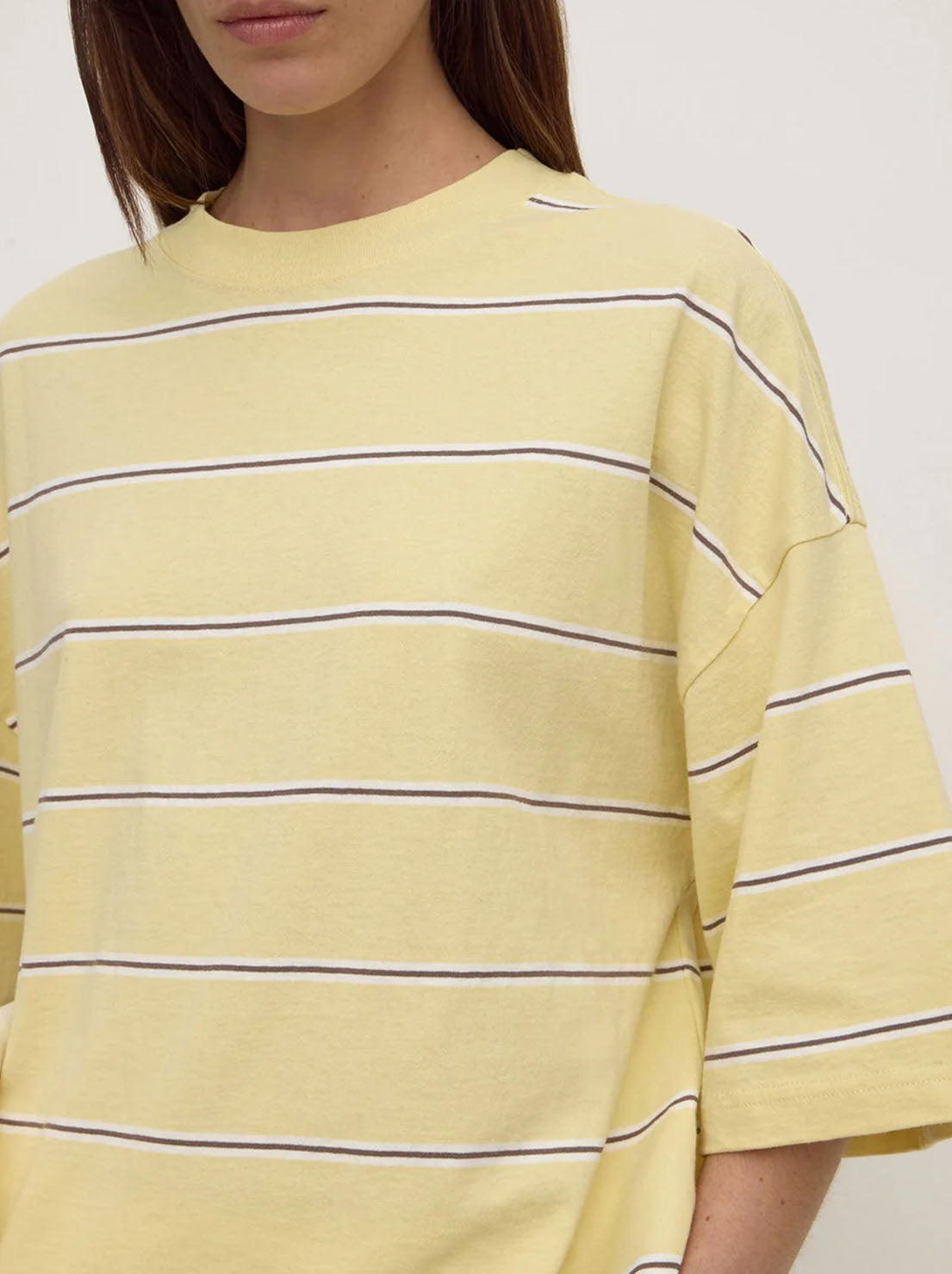Assembly Label - Nora Cotton Oversized Tee - Rind Stripe