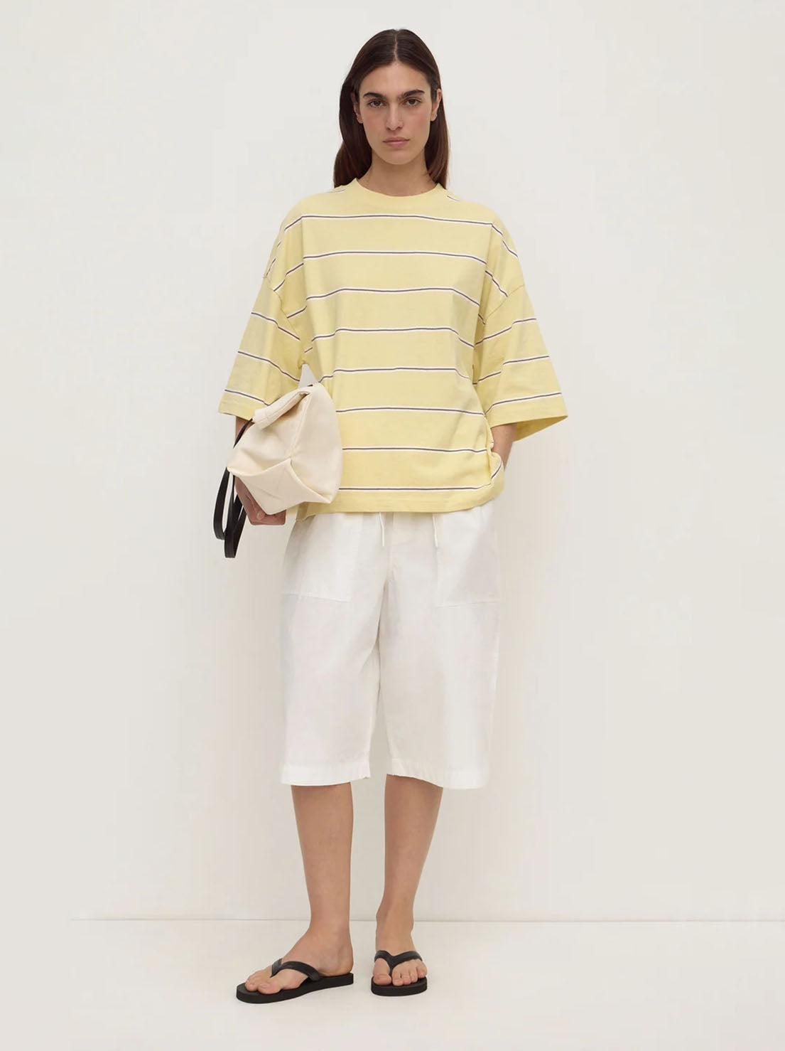 Assembly Label - Nora Cotton Oversized Tee - Rind Stripe