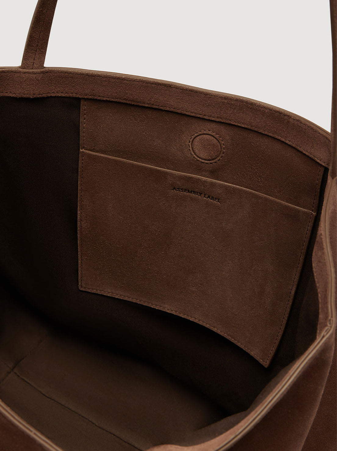 Assembly Label - Paige Suede Tote Bag - Amaro