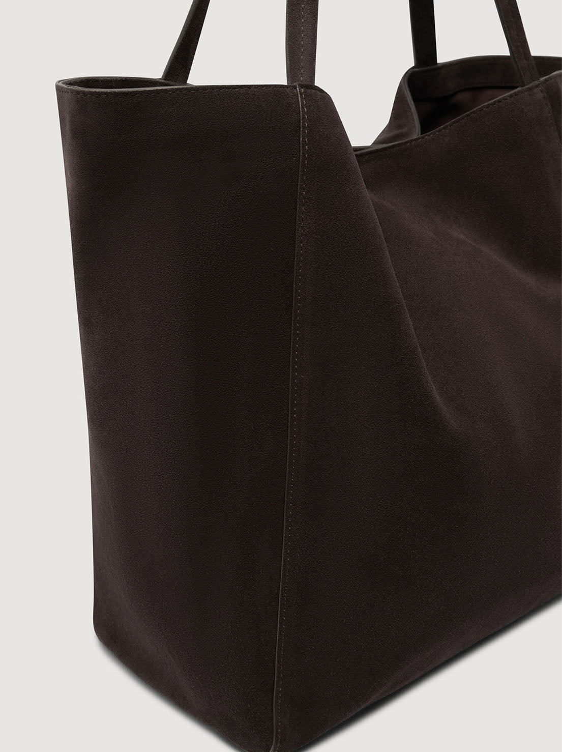 Assembly Label - Paige Suede Tote Bag - Ganache