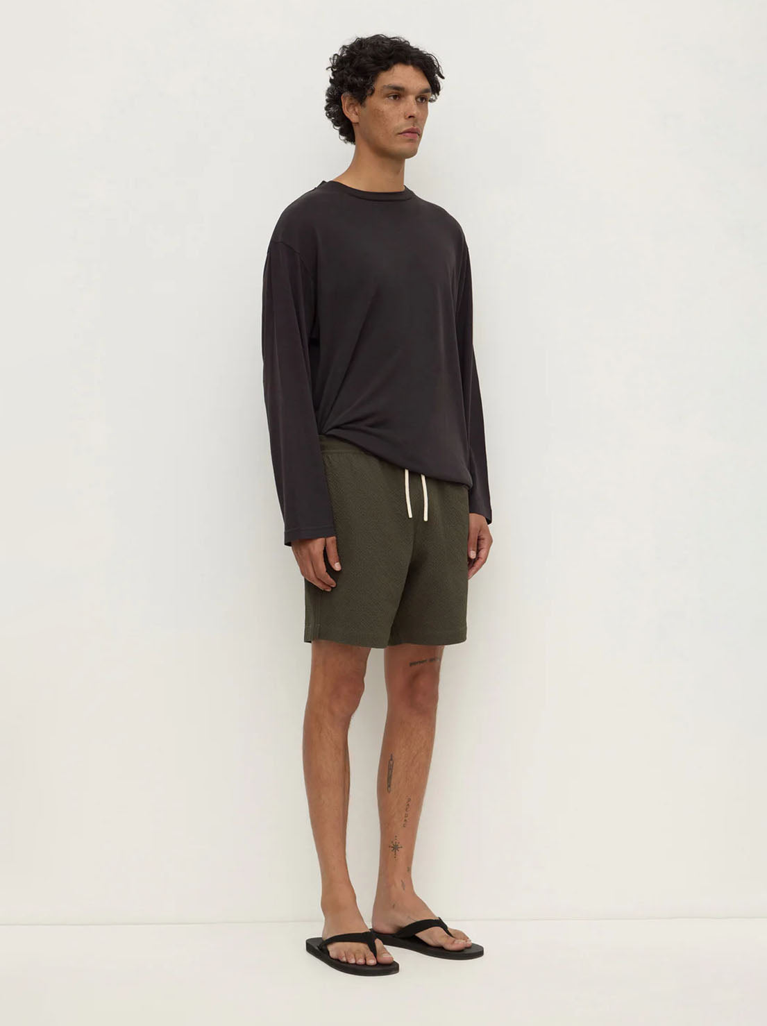 Assembly Label - Seth Swim Short - Dark Military