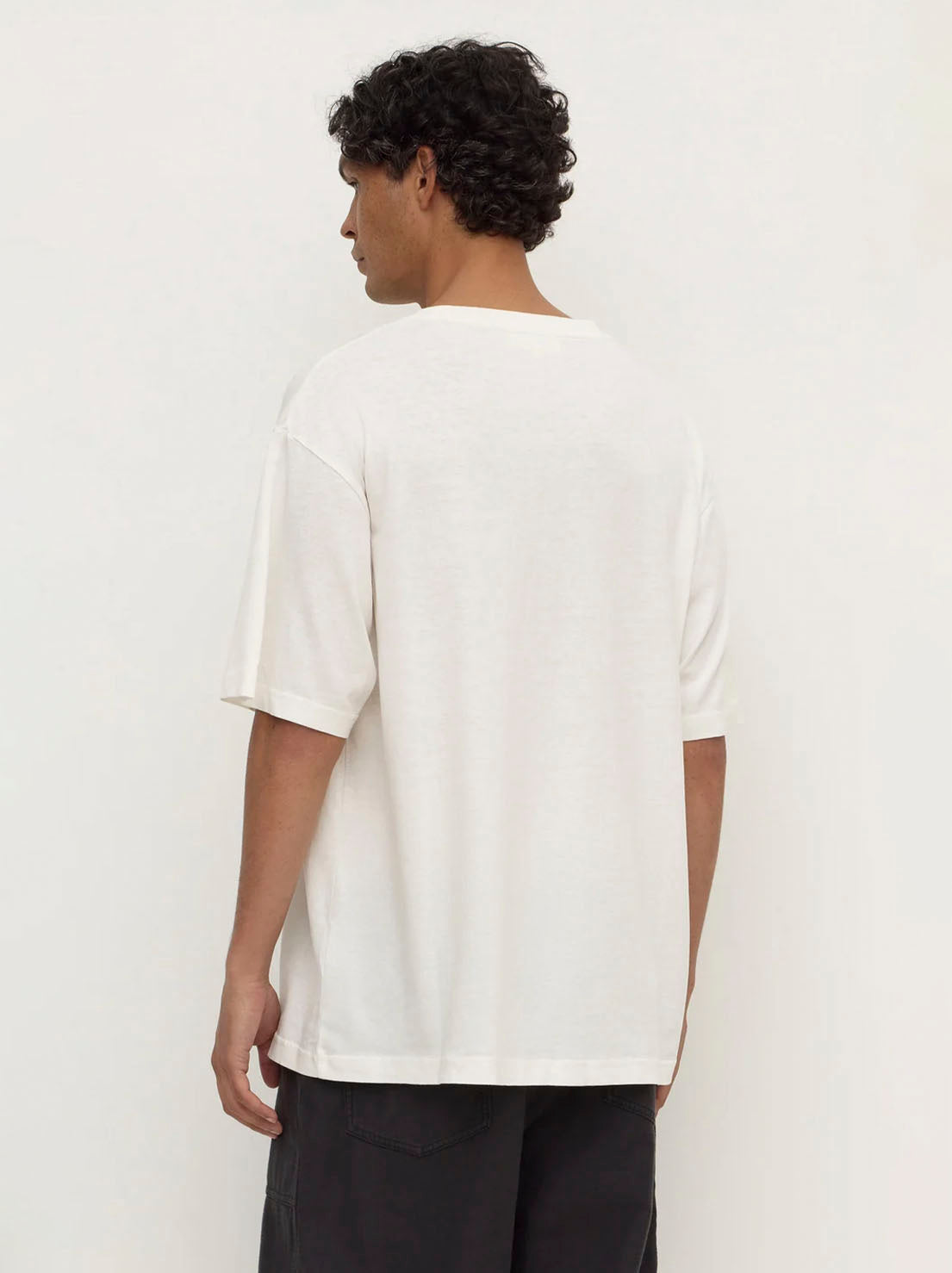 Assembly Label - Slow Burn Cotton Hemp Tee - Antique White