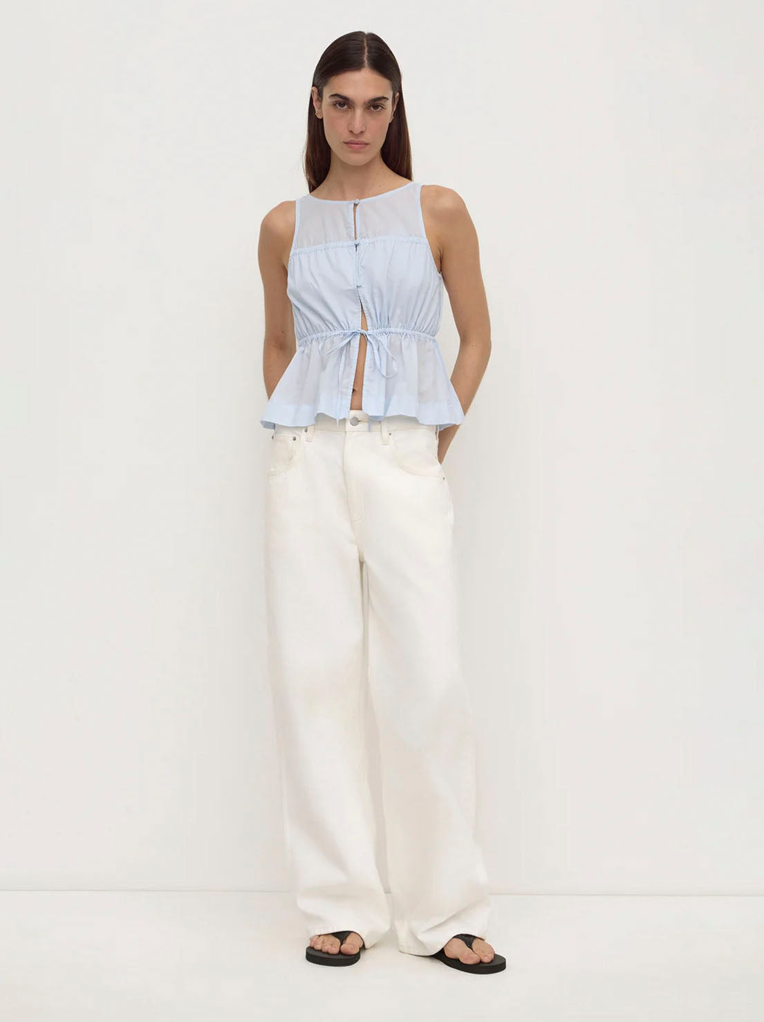 Assembly Label - Suzie Top - Powder Blue