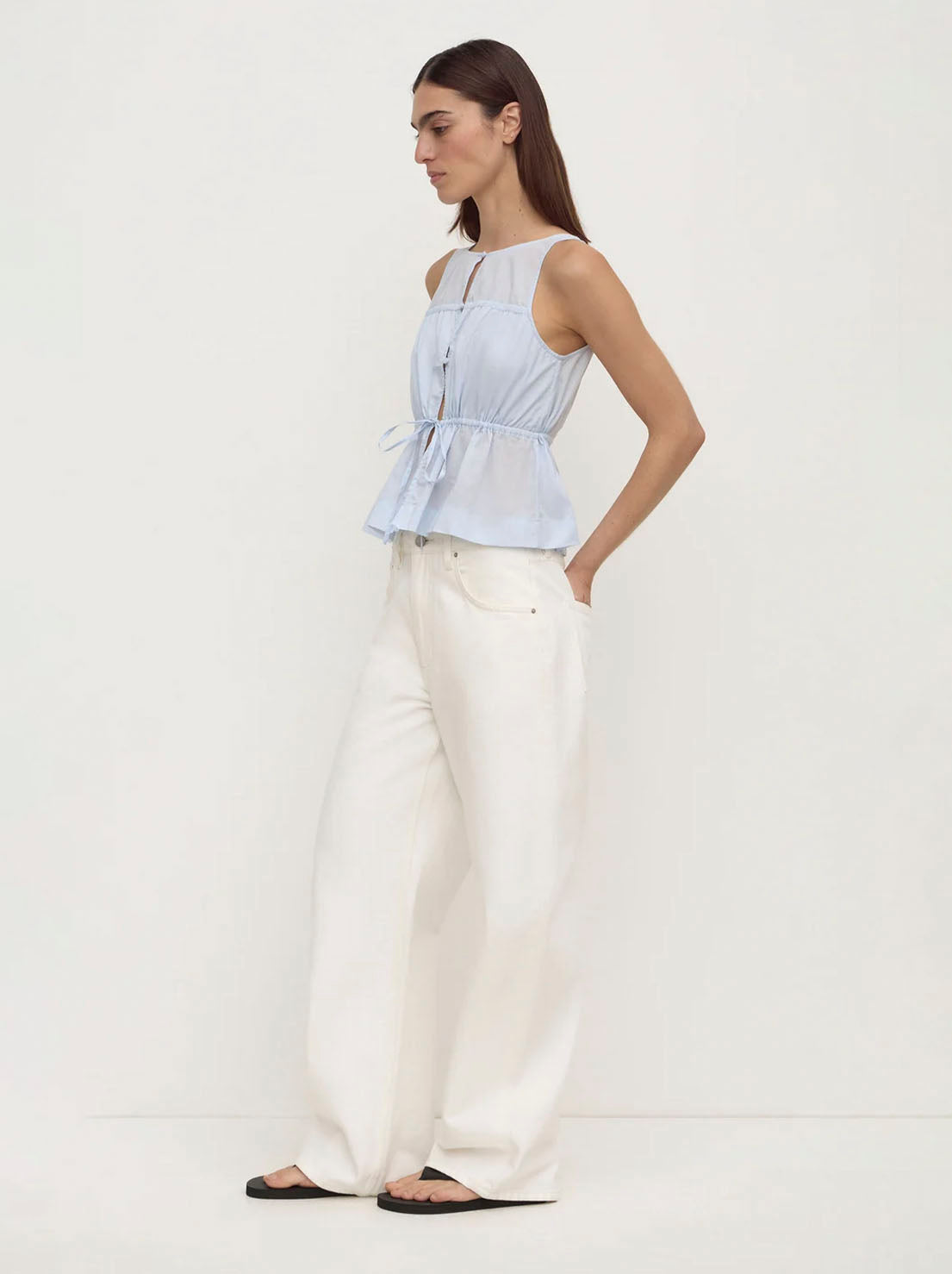 Assembly Label - Suzie Top - Powder Blue