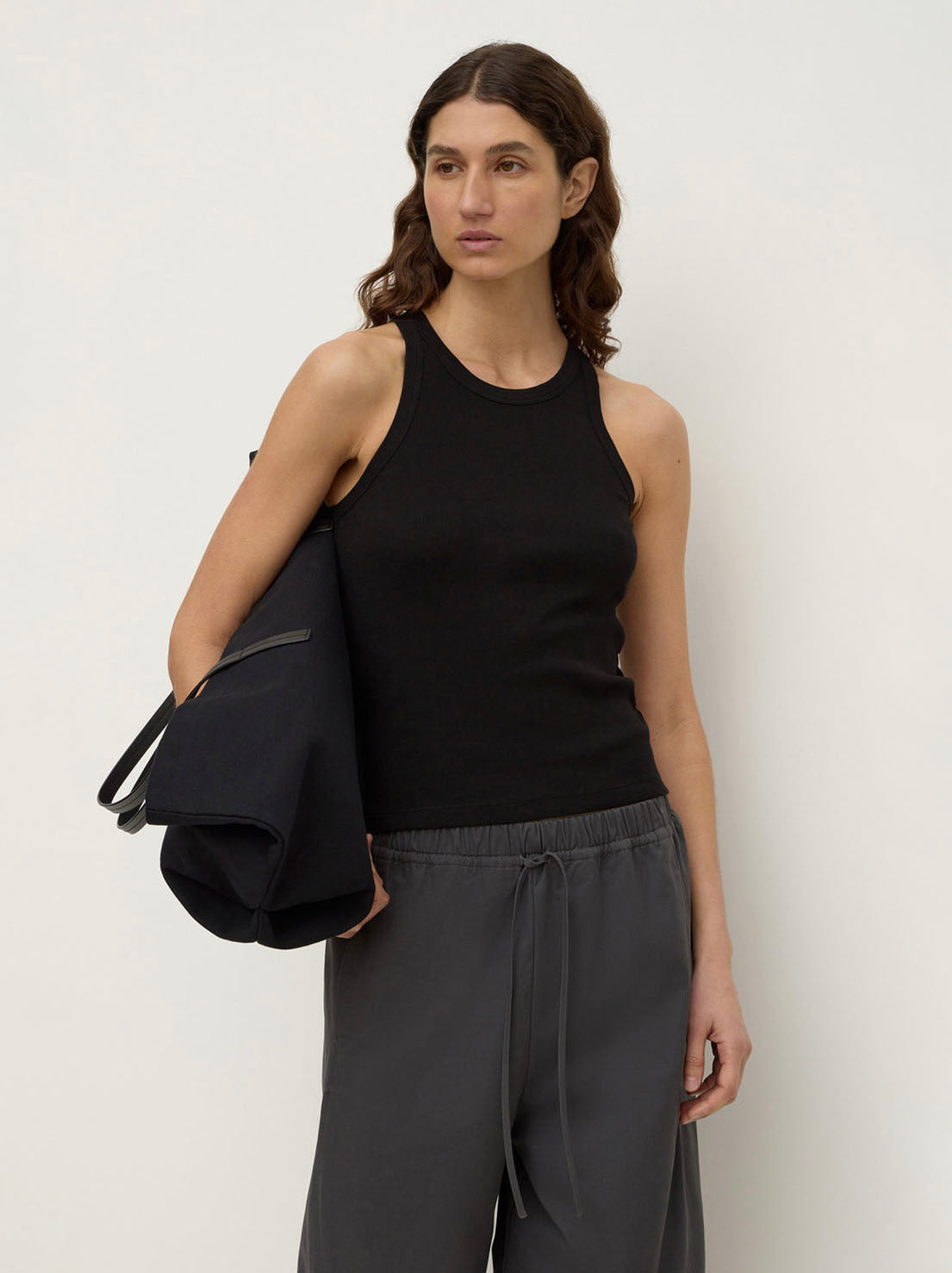 Assembly Label - Tabitha Rib Tank - Black