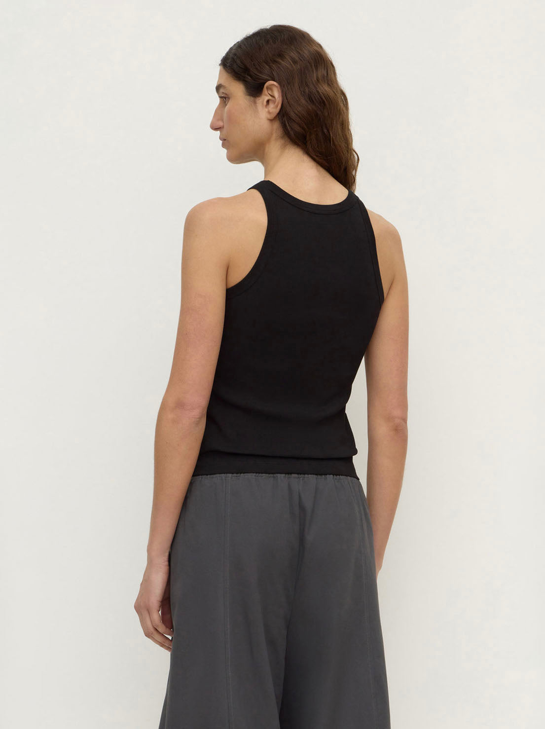 Assembly Label - Tabitha Rib Tank - Black