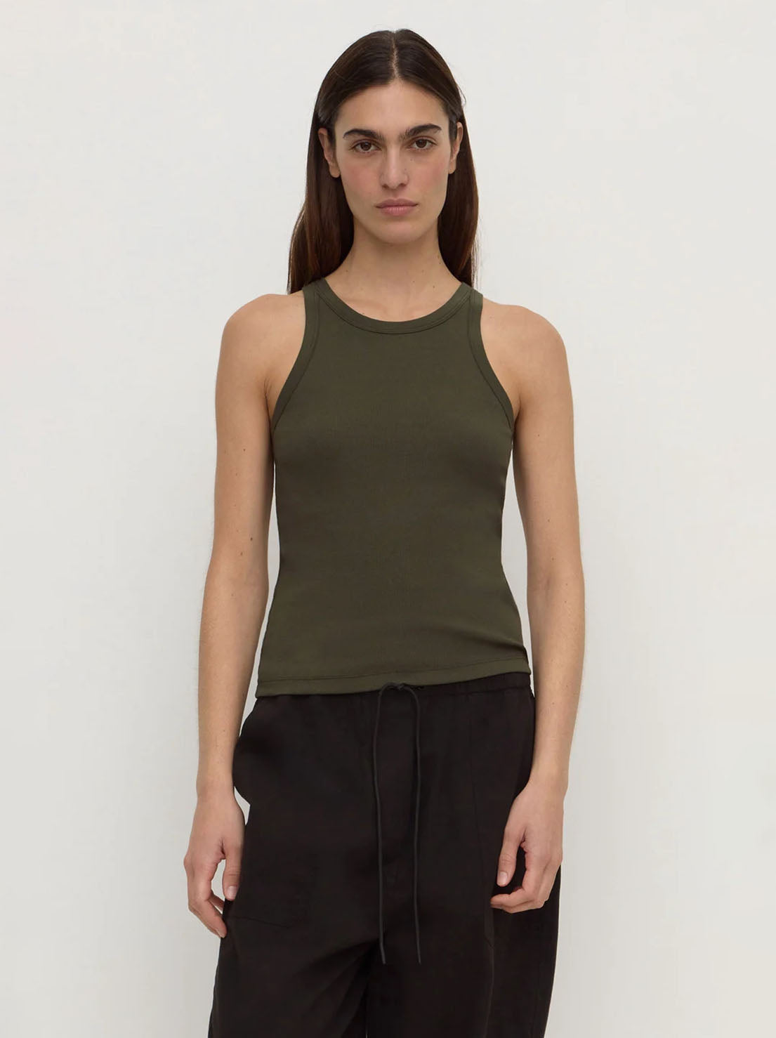 Assembly Label - Tabitha Rib Tank - Dark Military