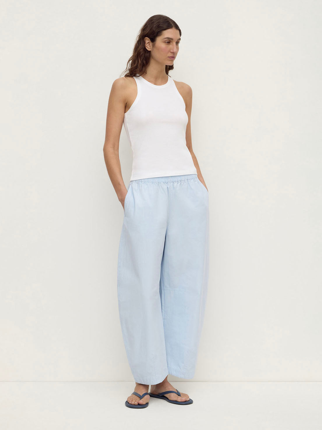 Assembly Label - Tabitha Rib Tank - White