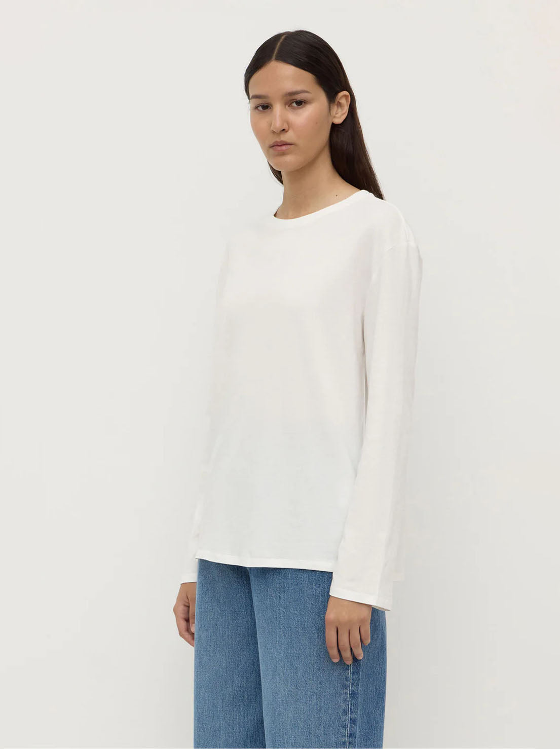 Assembly Label - Thea Long Sleeve Tee - White