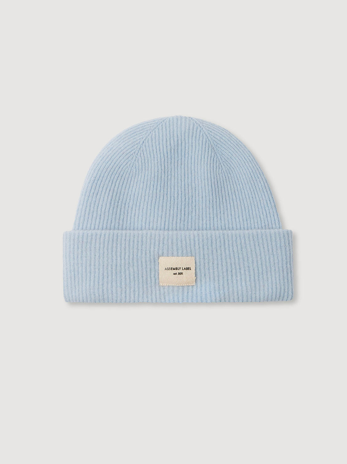 Assembly Label - Wool Rib Beanie - Breeze