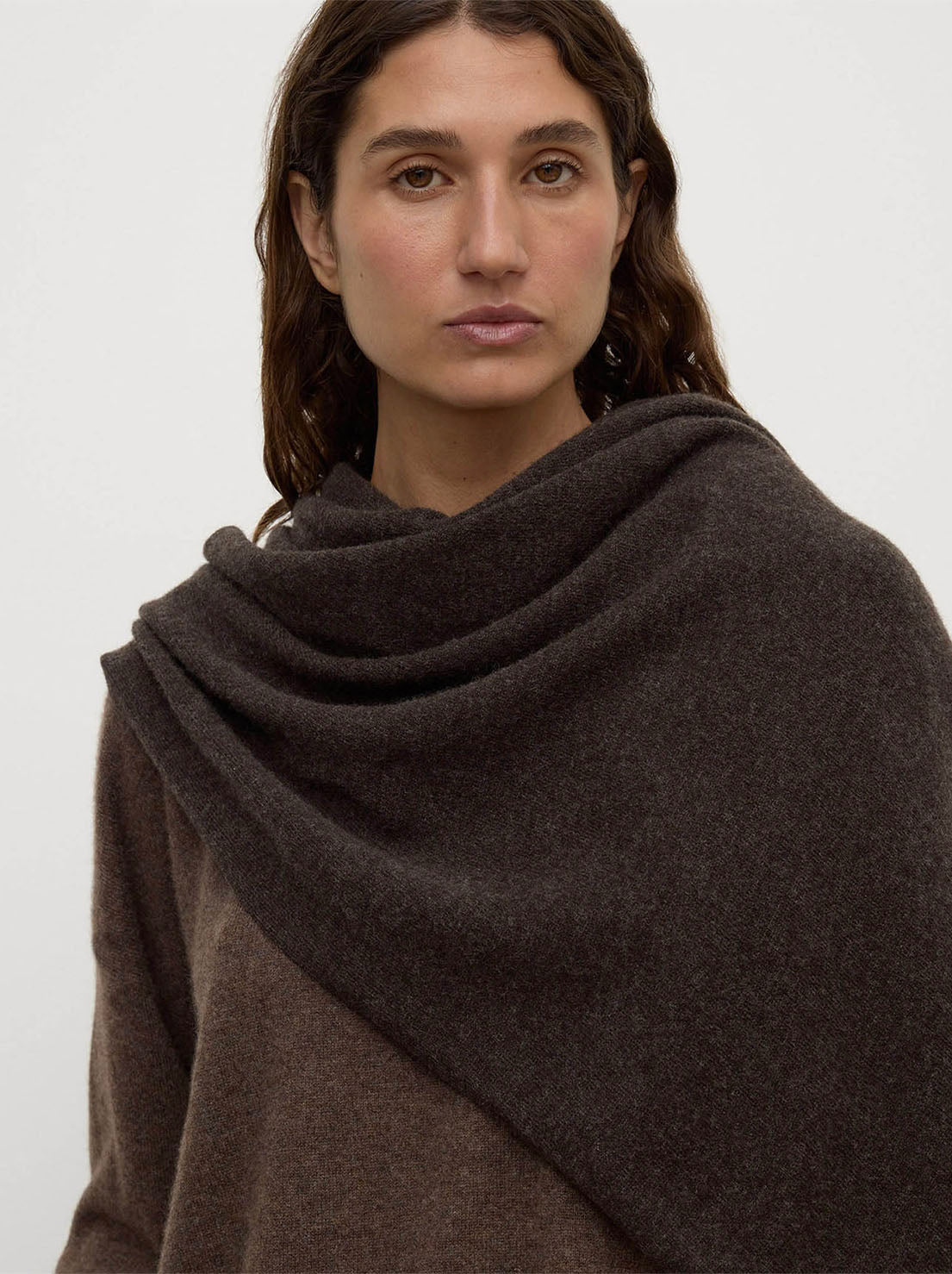 Assembly Label - Wool Scarf - Ganache