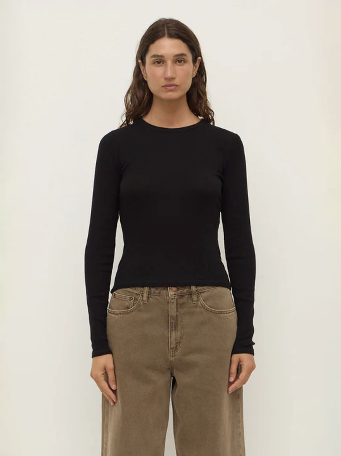 Assembly Label - Zali Long Sleeve Tee - Black