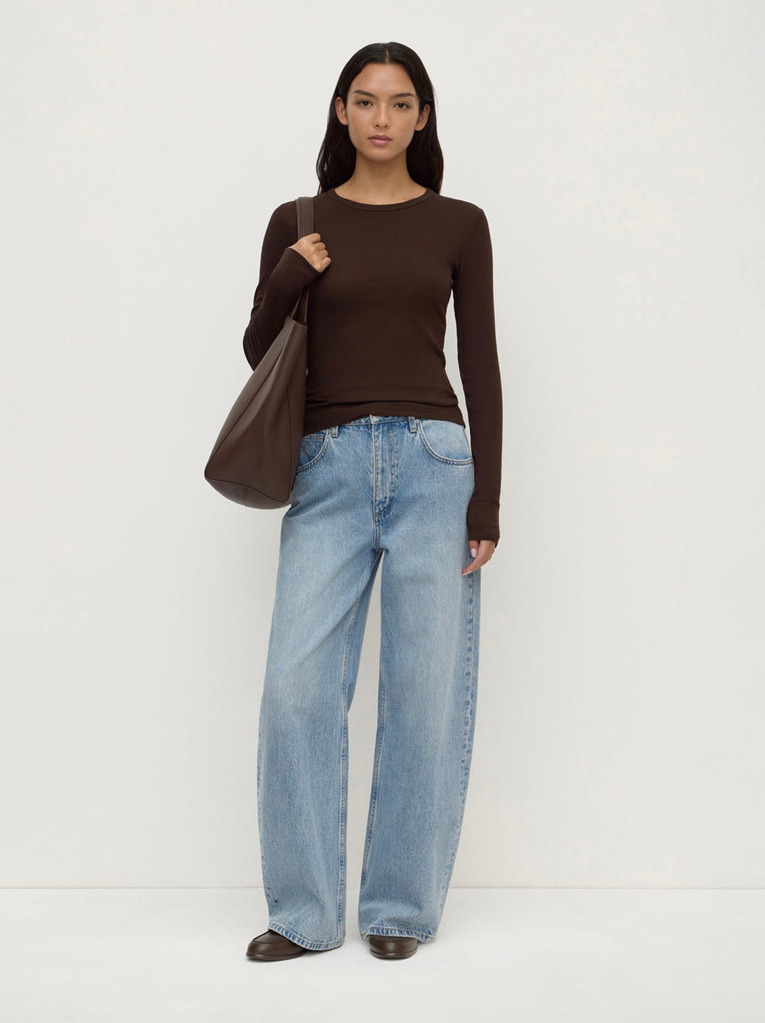 Assembly Label - Zali Long Sleeve Tee - Ganache